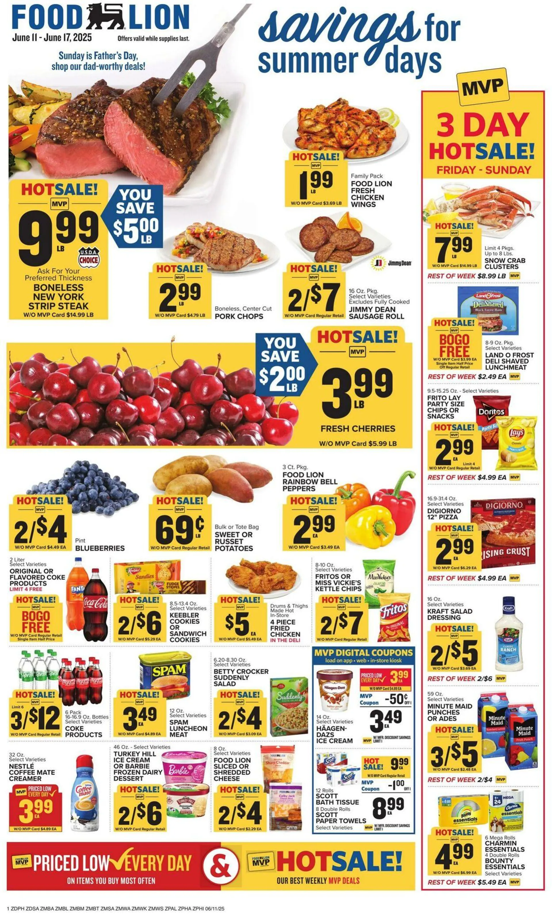 Catálogo de Food Lion Current weekly ad 11 de junio al 17 de junio 2025 - Página 1