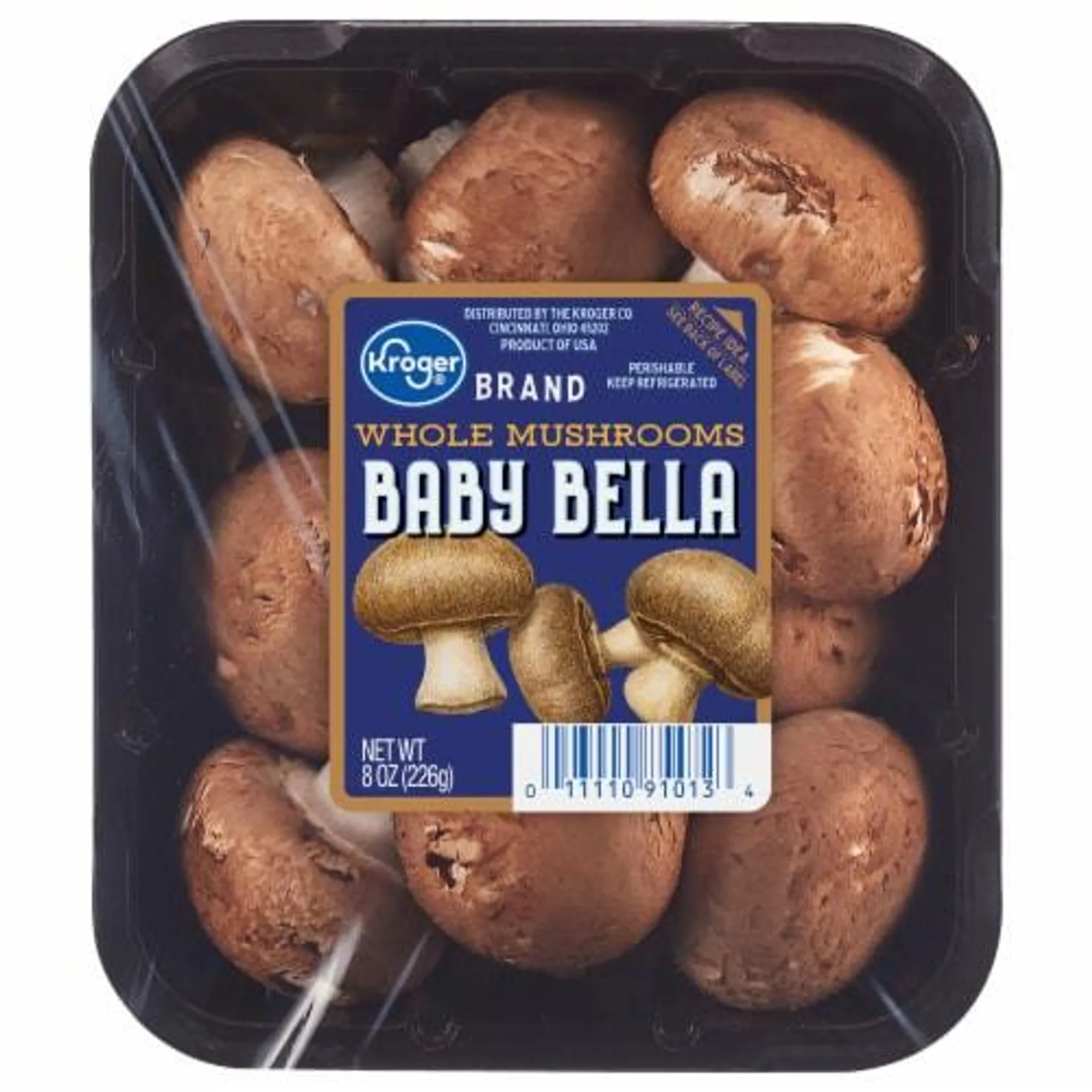 Whole Baby Bella Mushrooms