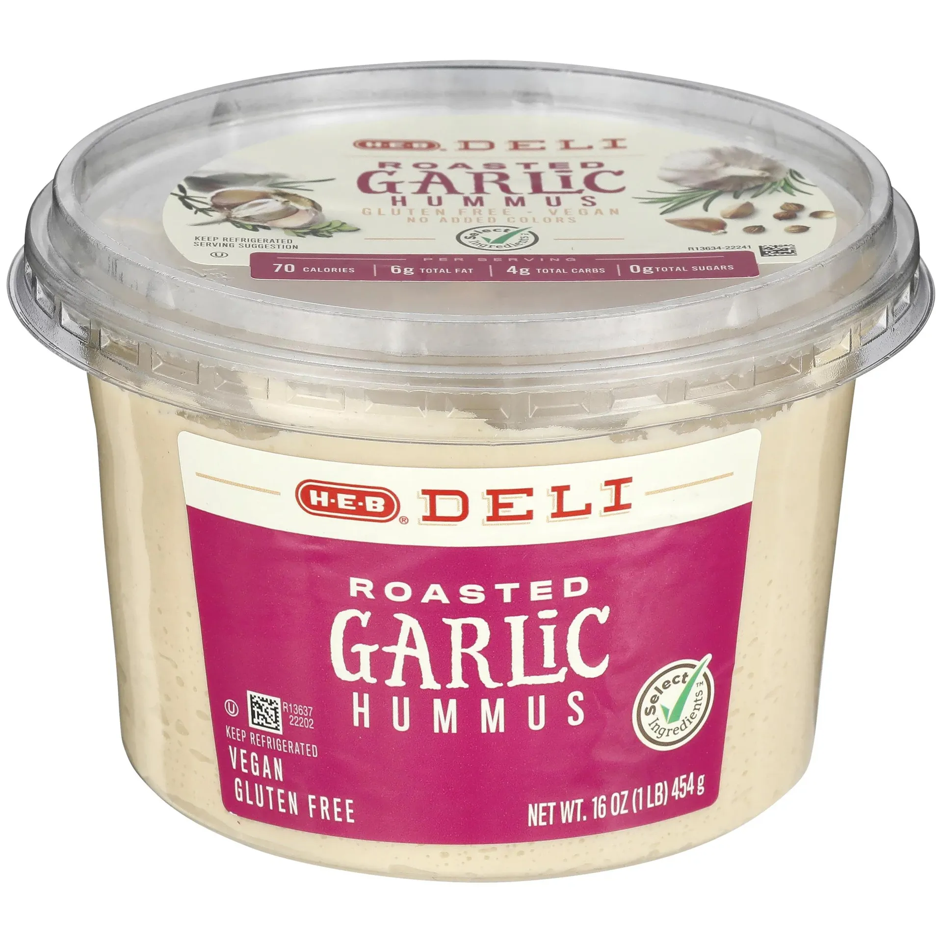 H‑E‑B Deli Roasted Garlic Hummus