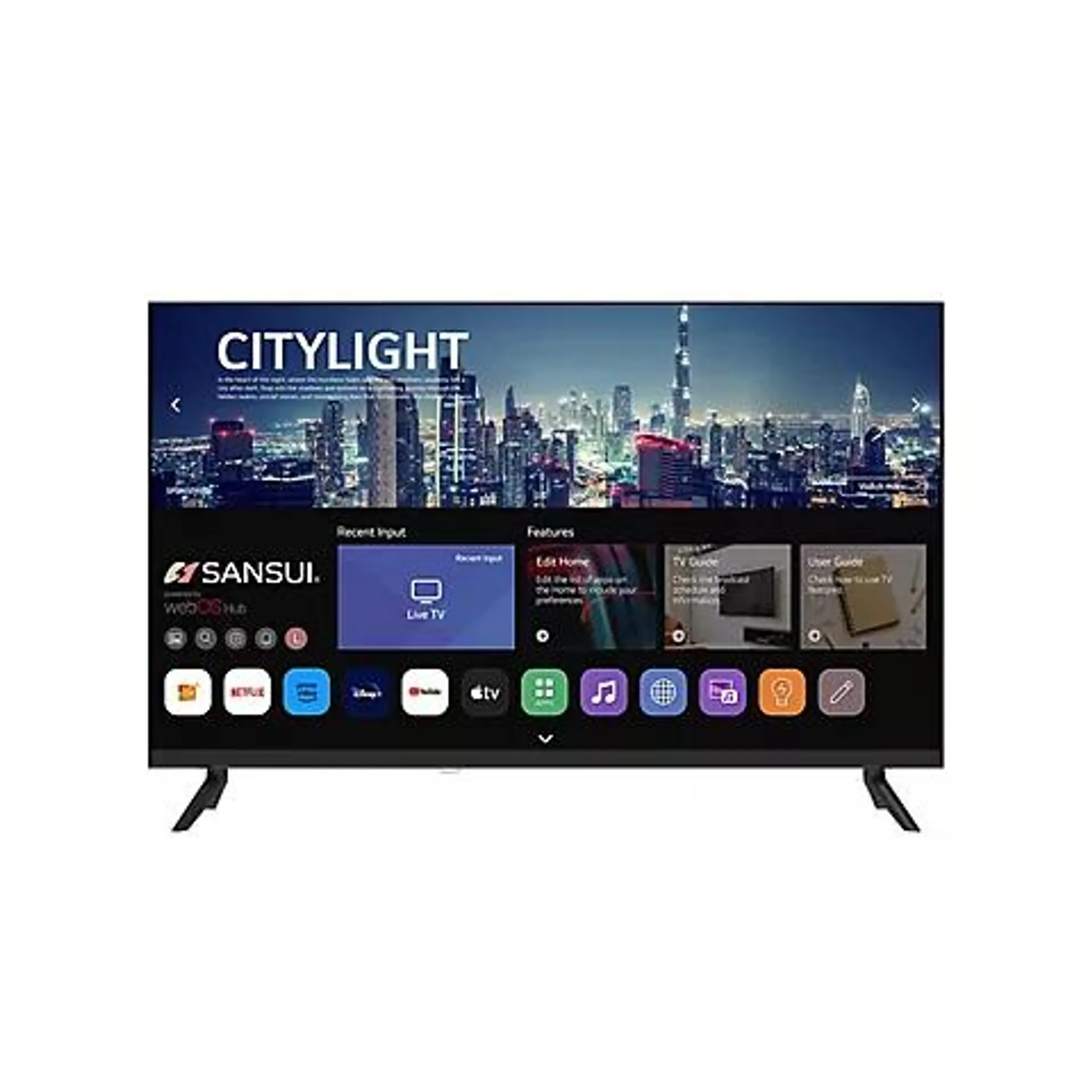 Sansui 50" 4K UHD WebOS Smart TV with 2-Year Coverage