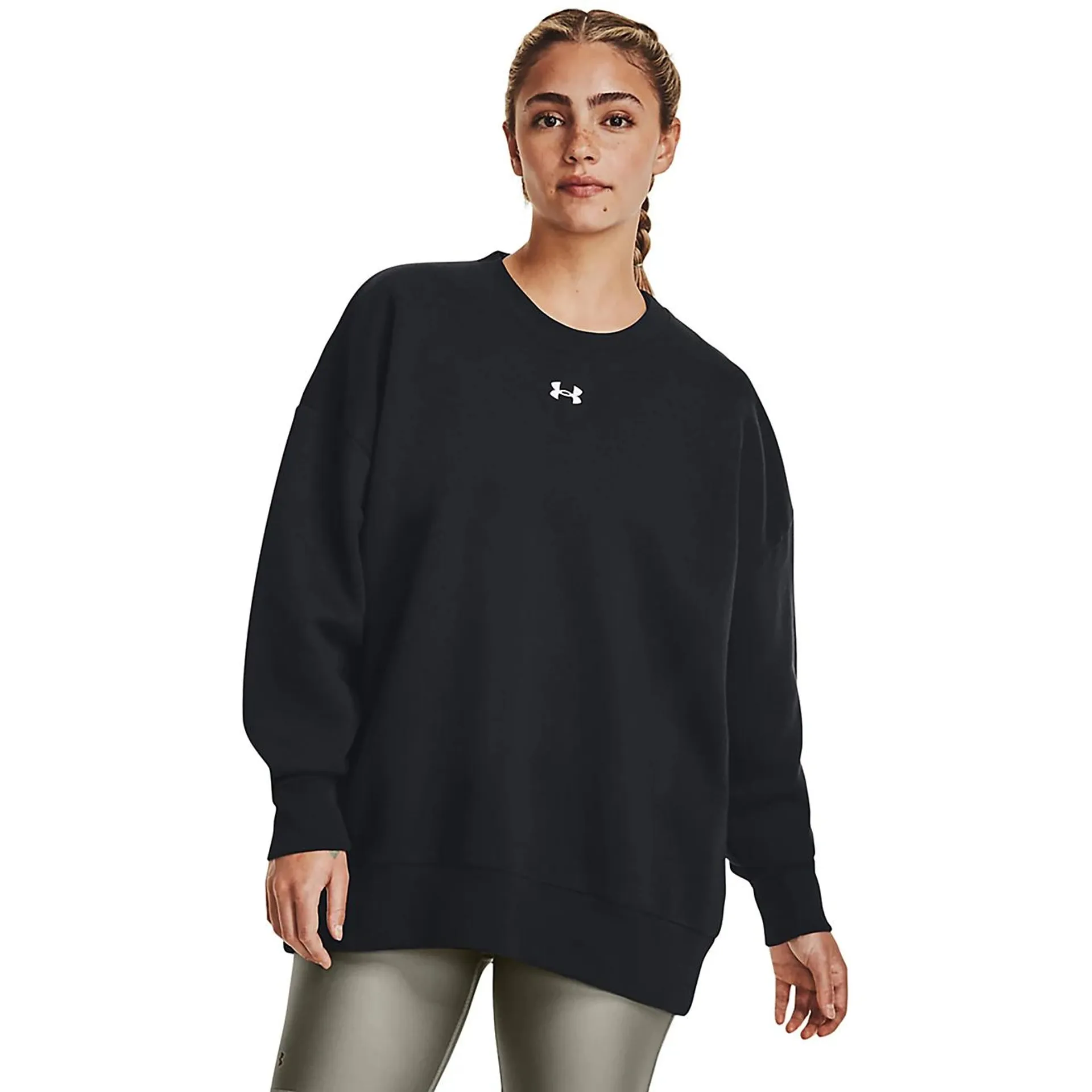 Under Armour Women's Rival Fleece Oversize Crew Sweatshirt