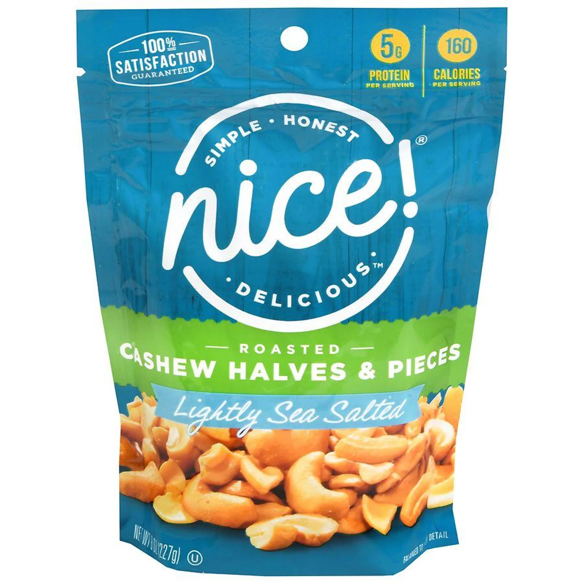 Roasted Cashew Halves & Pieces Lightly Sea Salted