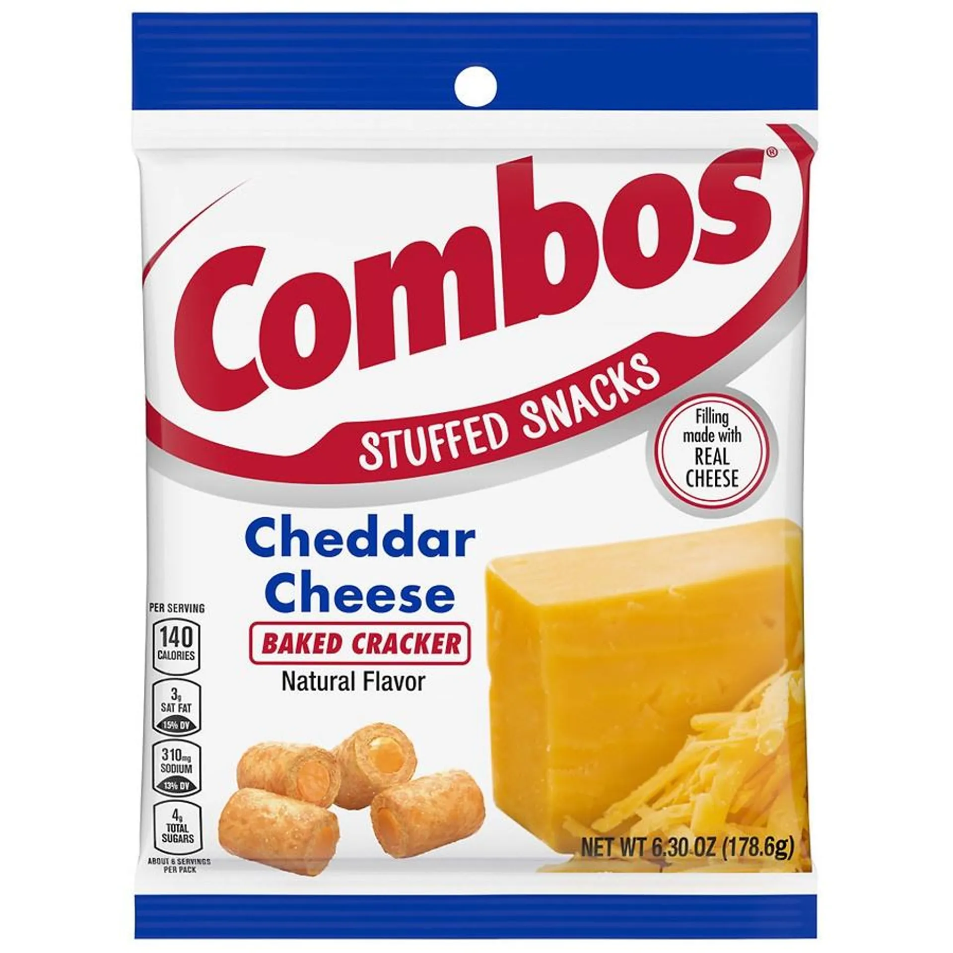 Cheddar Cheese Cracker Baked Snacks Bag