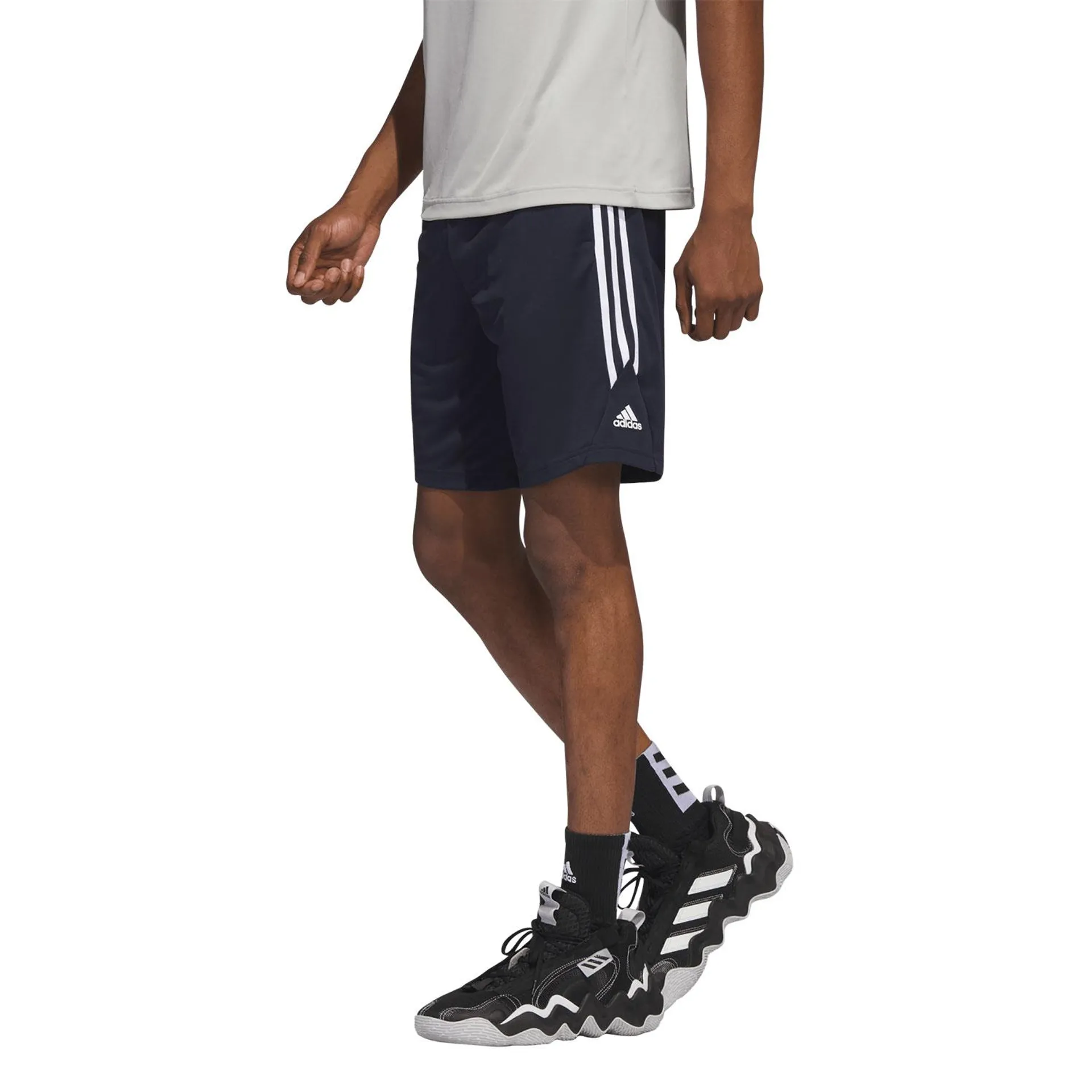 adidas Men's 3-Stripe Basketball Shorts