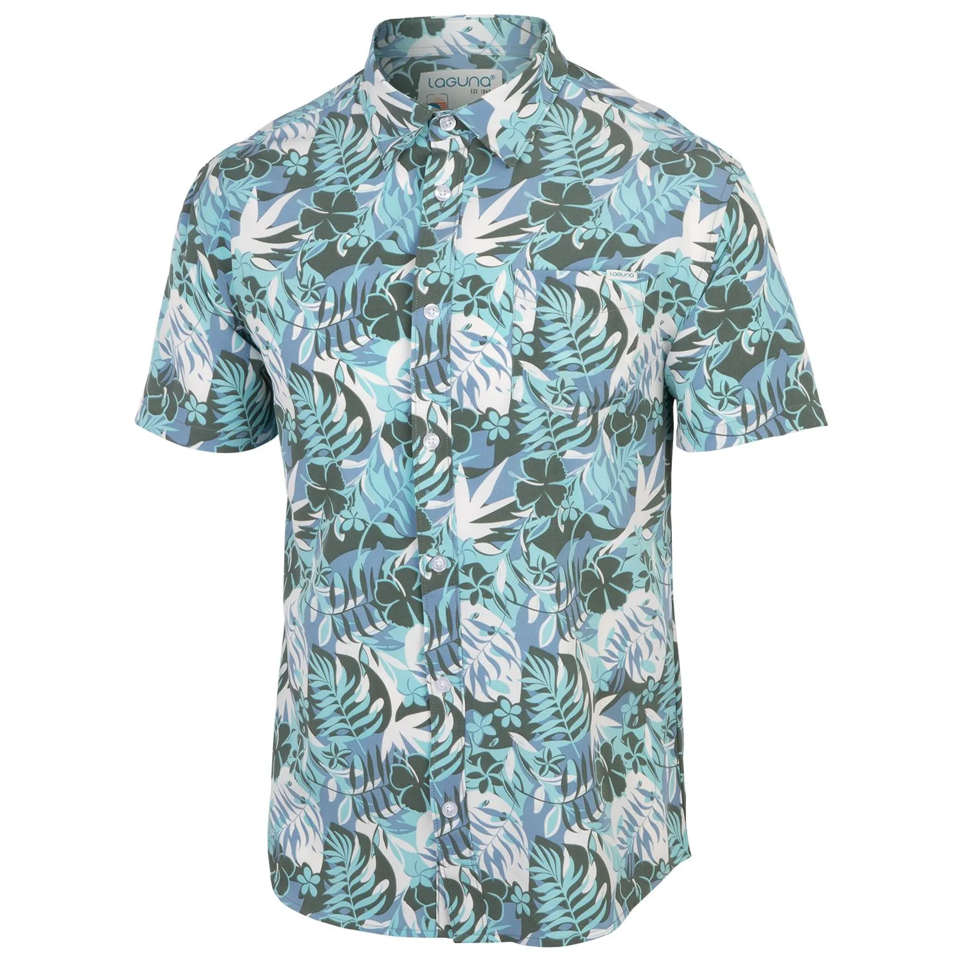 Laguna Men's Jungle Floral Stretch Shirt