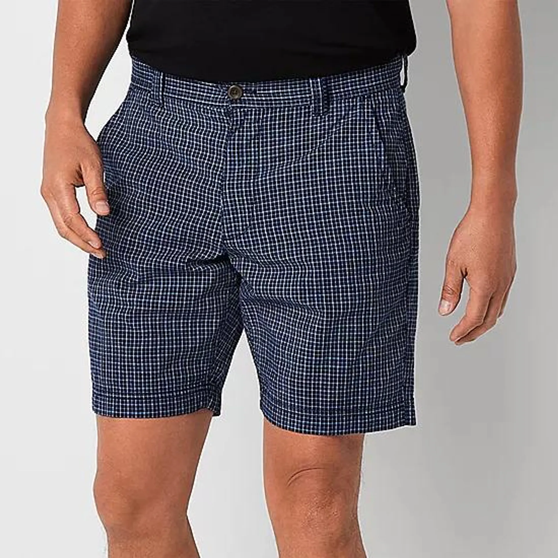 St. John's Bay Comfort Stretch 9" Mens Stretch Fabric Chino Short