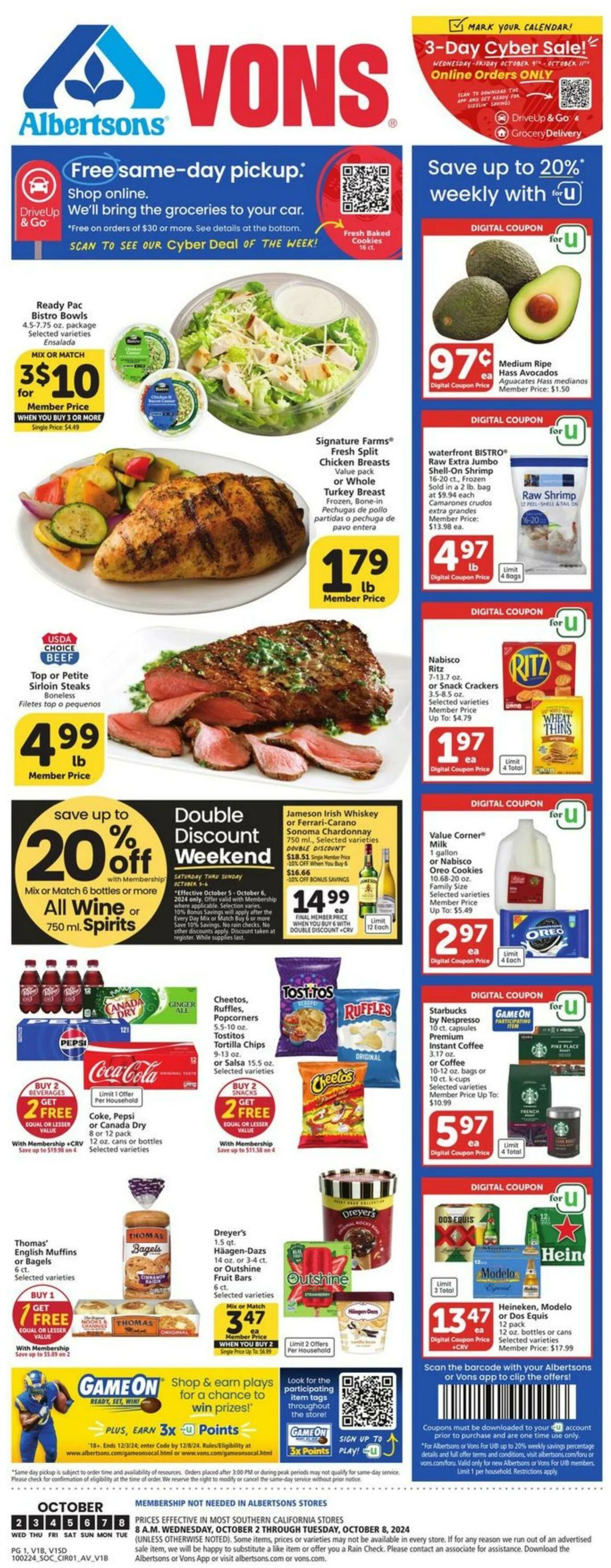 Vons Current weekly ad - 1