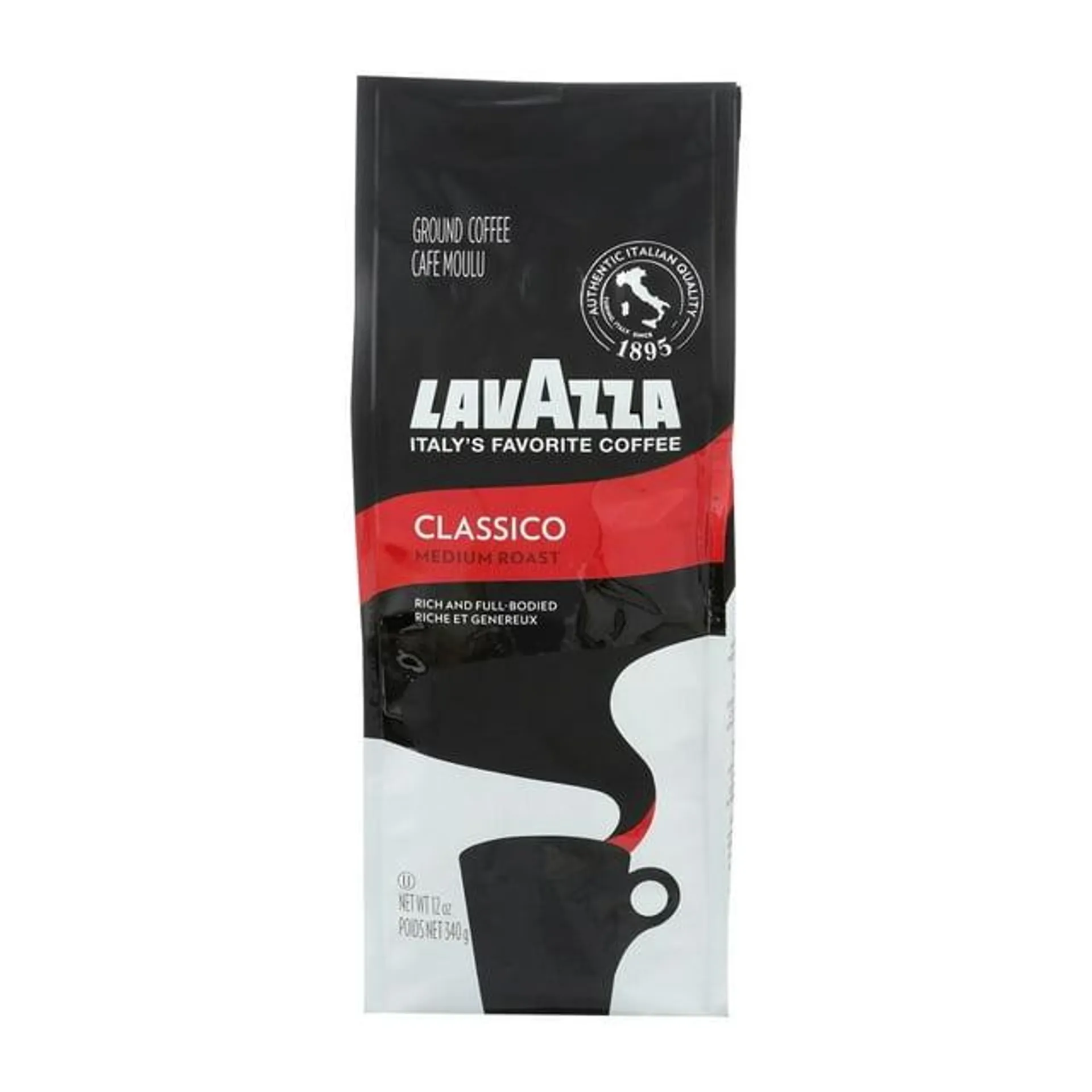 Dolcevita Classico Medium Roast Ground Coffee by Lavazza - 12 oz