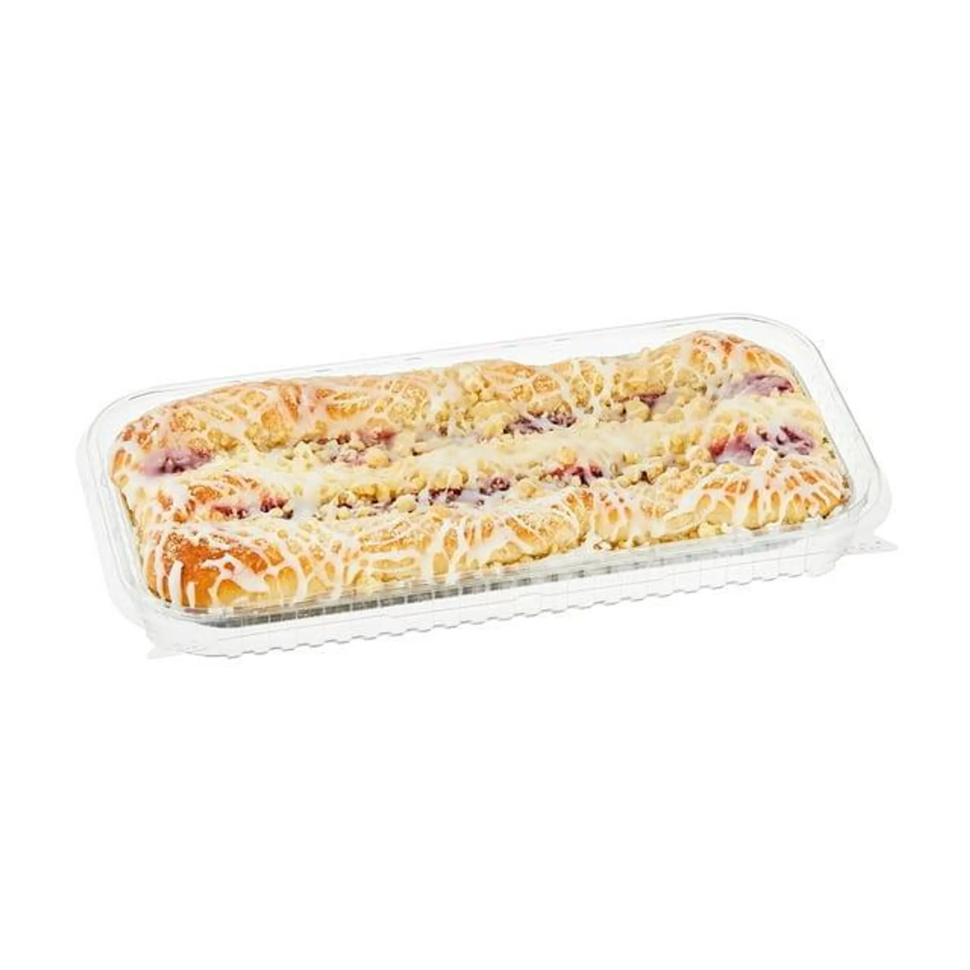 Freshness Guaranteed Regular Strawberry Cheese Danish Pastry, Whole, 14 oz Clam Shell