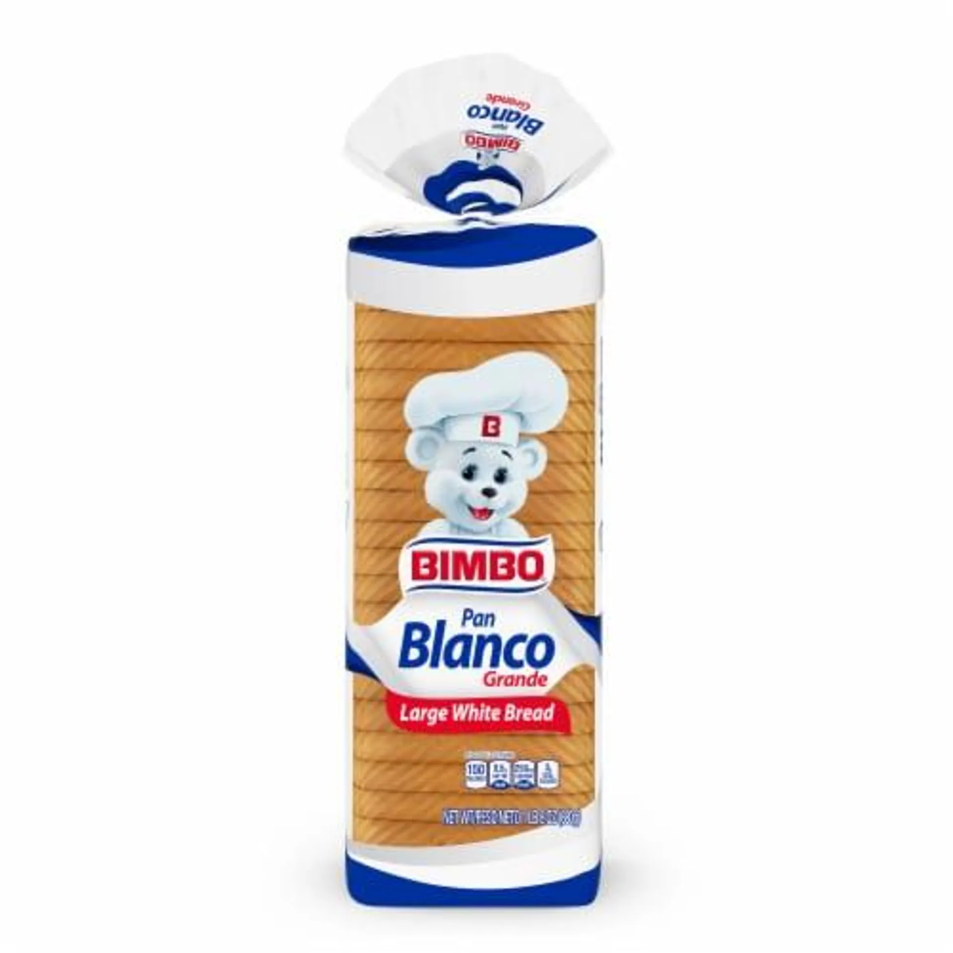 Bimbo Large White Bread - Loaf of Sandwich Bread