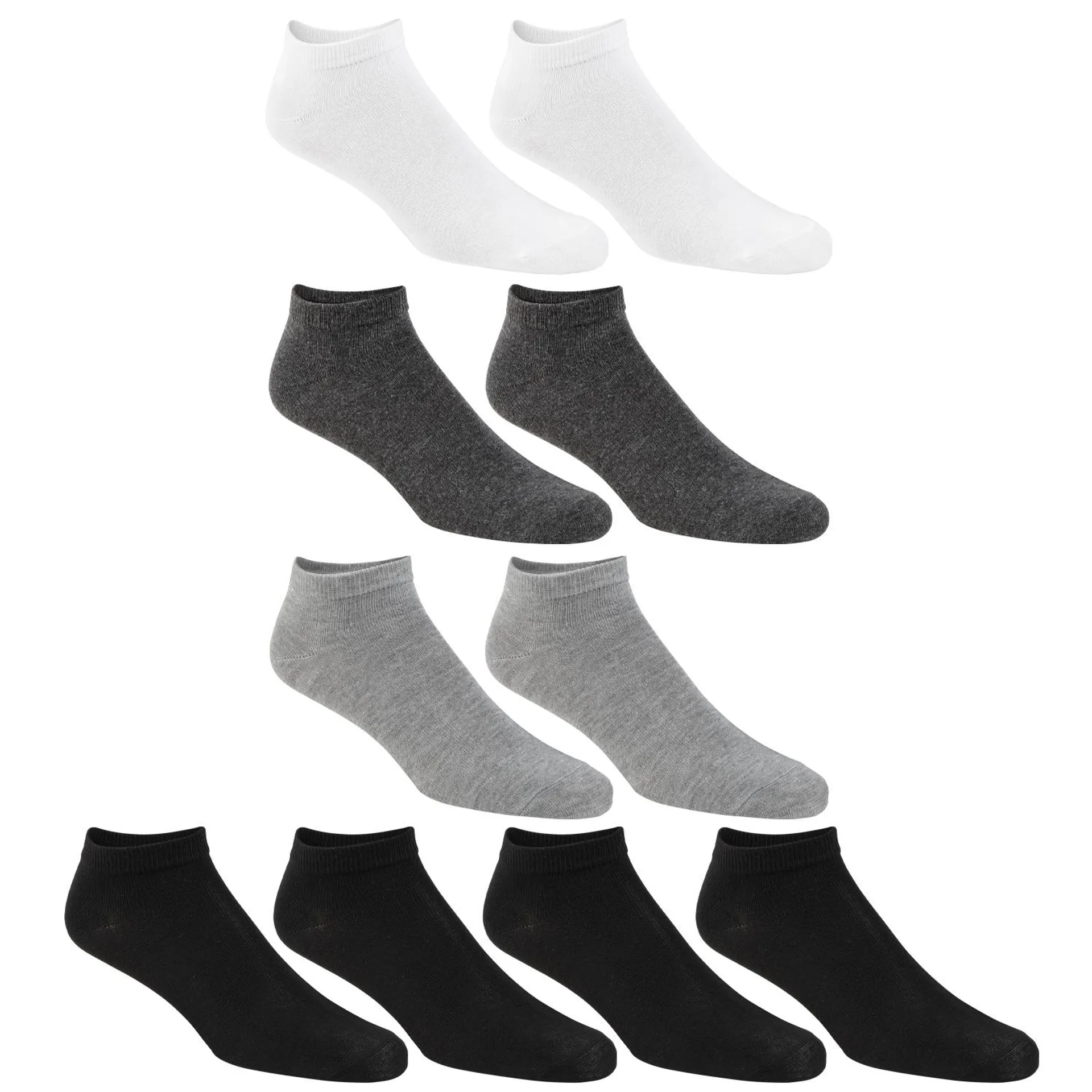 Zone In Women's Solid Low Cut Socks - 10-Pack