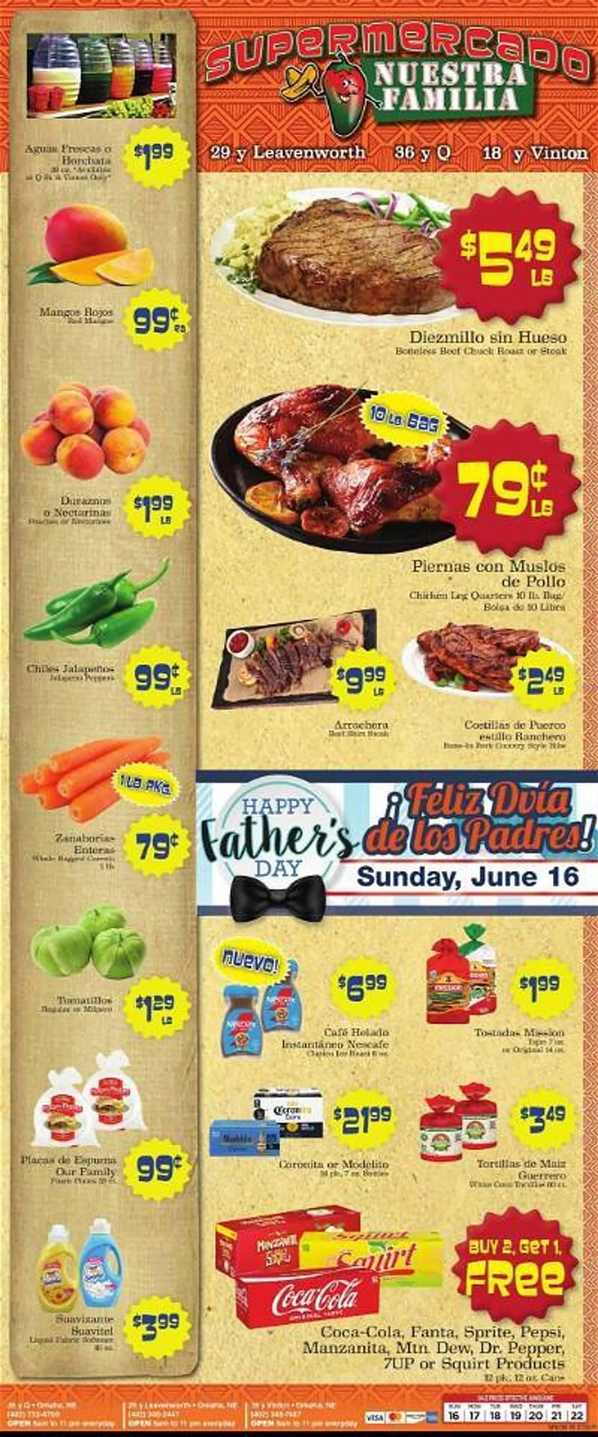 Supermercado Nuestra Familia Weekly Ad - 1