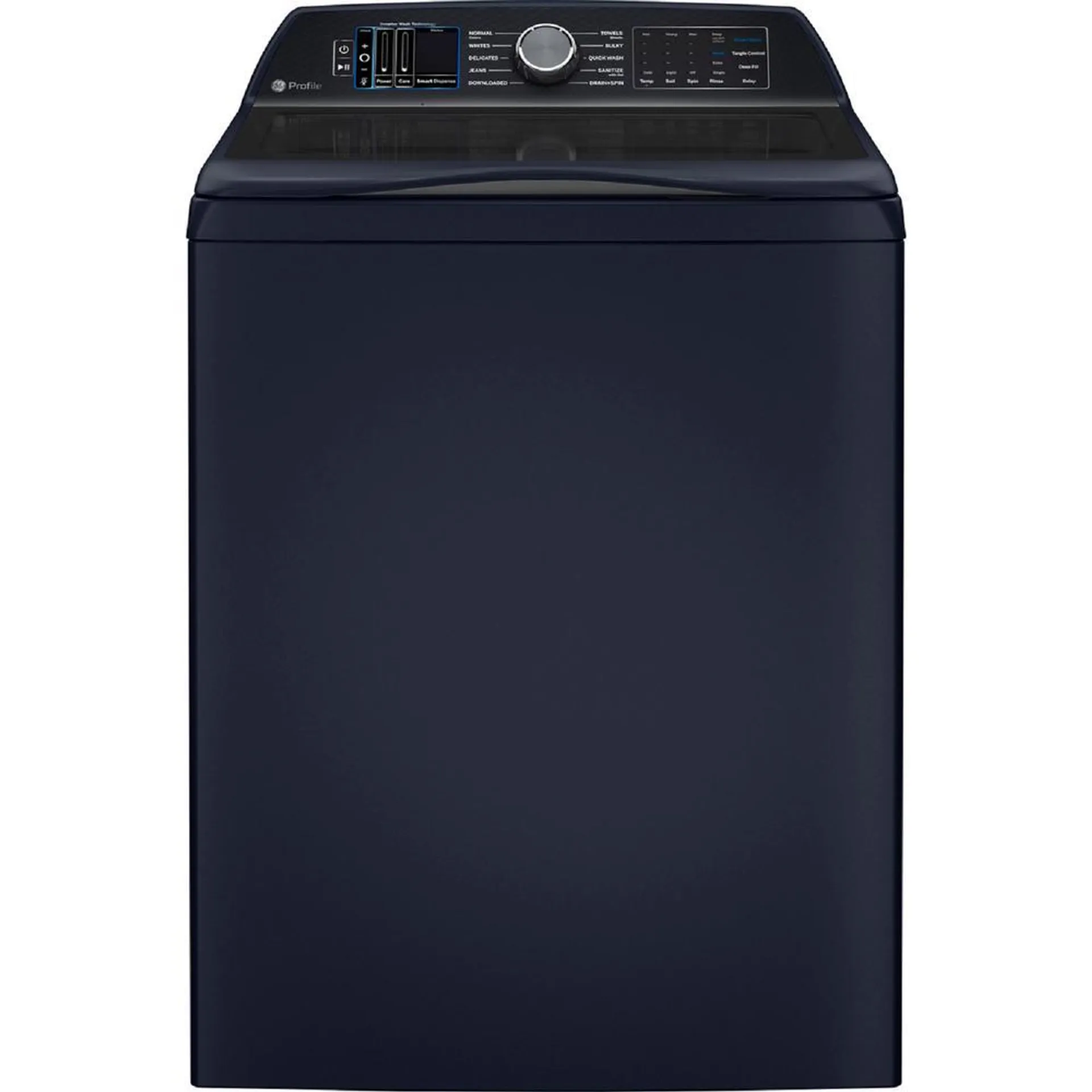 GE Appliances PTW900BPTRS GE Profile 5.4 cu. ft. Capacity Washer with Smarter Wash Technology and FlexDispense - Sapphire Blue