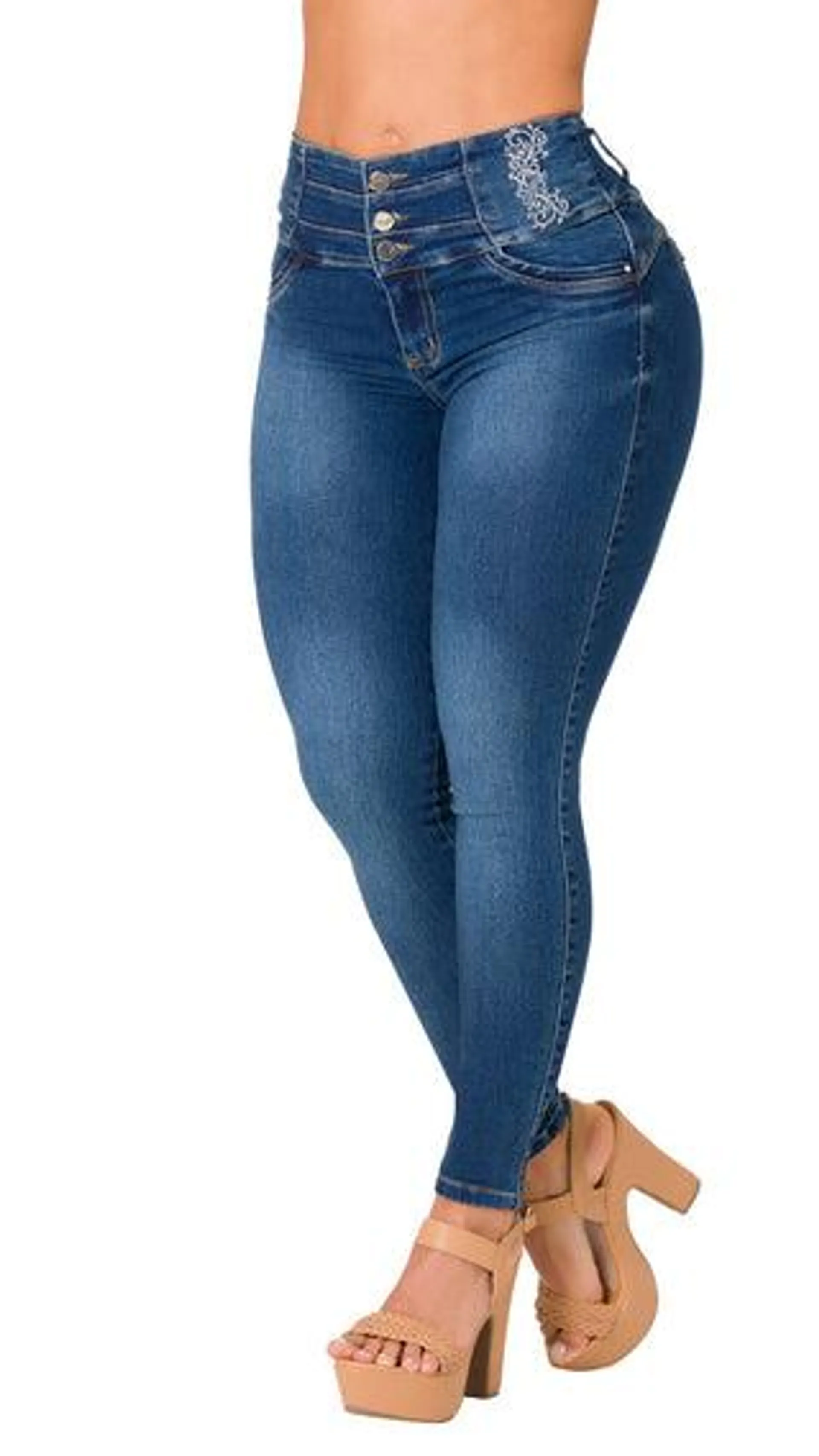 Jean Levanta Cola Skinny Area7 40653PAP-R