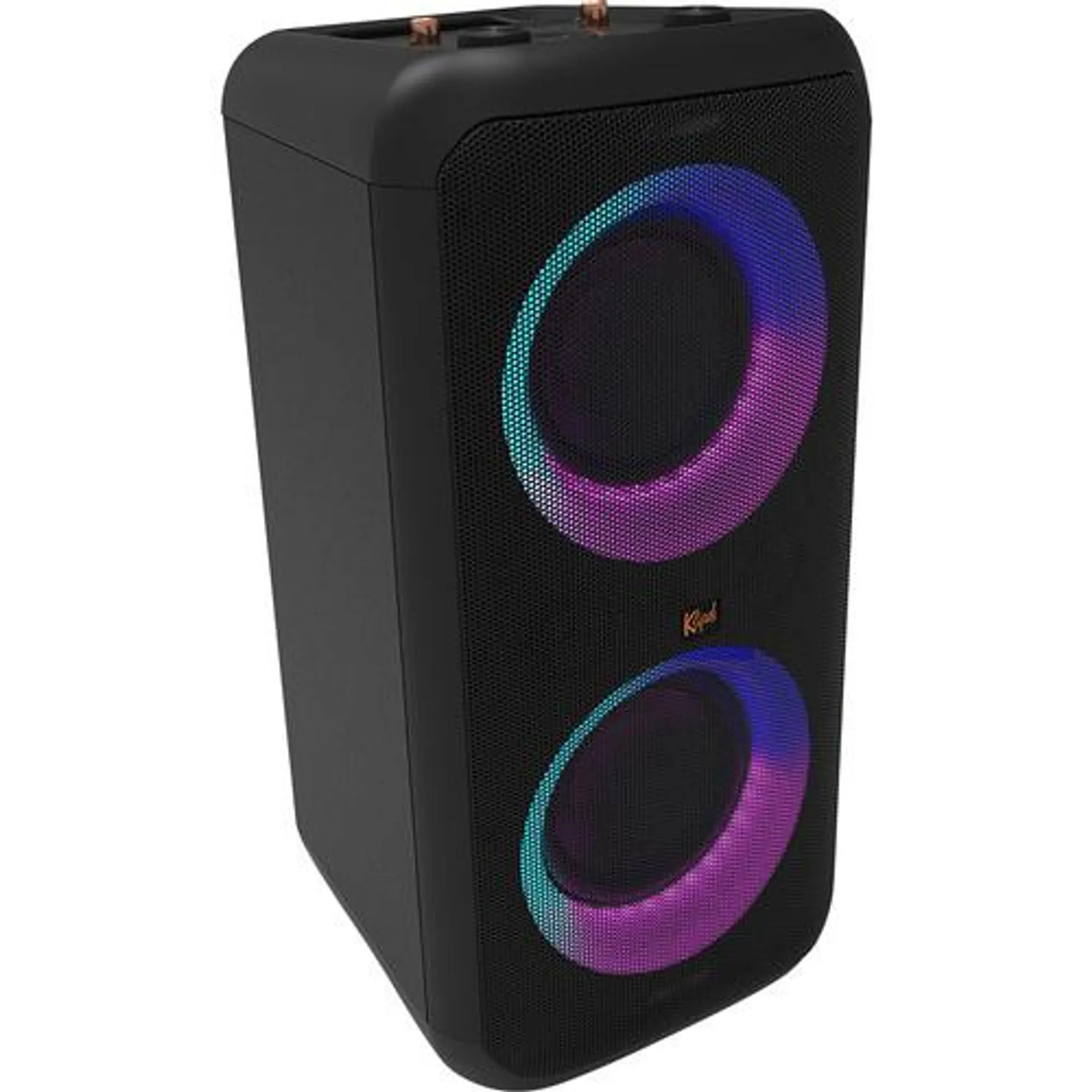 Portable Bluetooth Party Speaker RGB Lighting with Wired Microphone