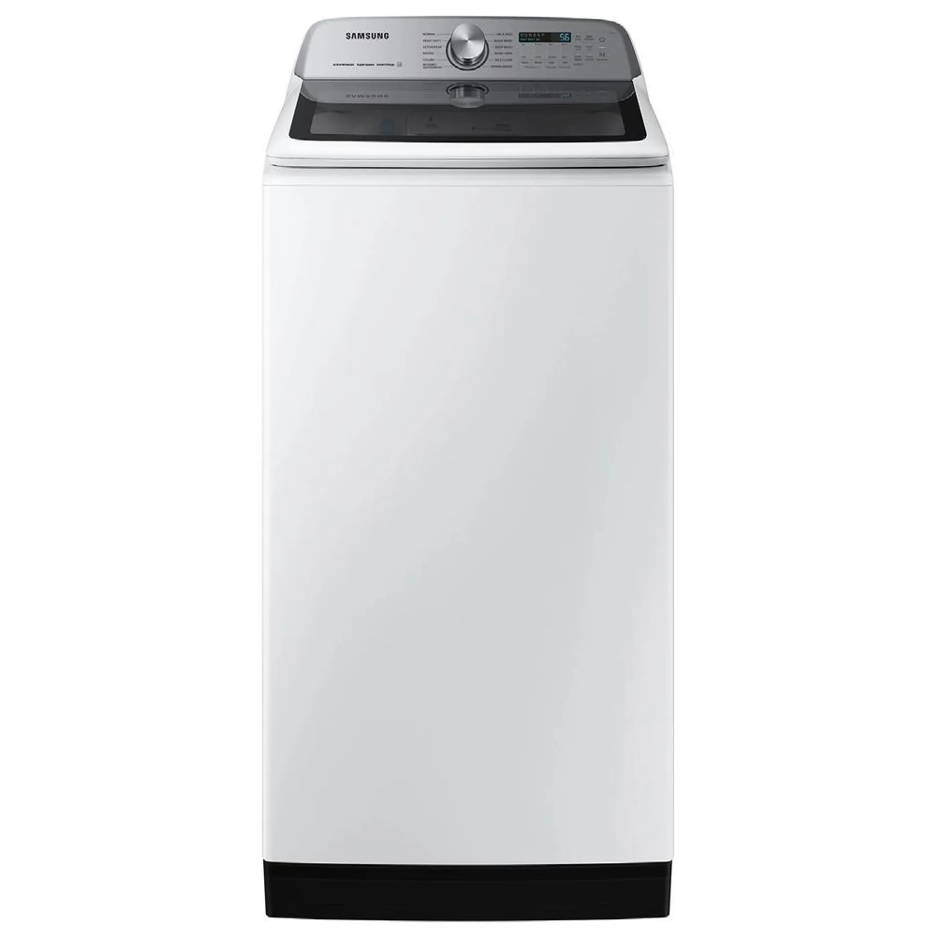 Samsung WA52DG5500AWUS 5.2 cu. ft. Large Capacity Smart Top Load Washer with Super Speed Wash in White