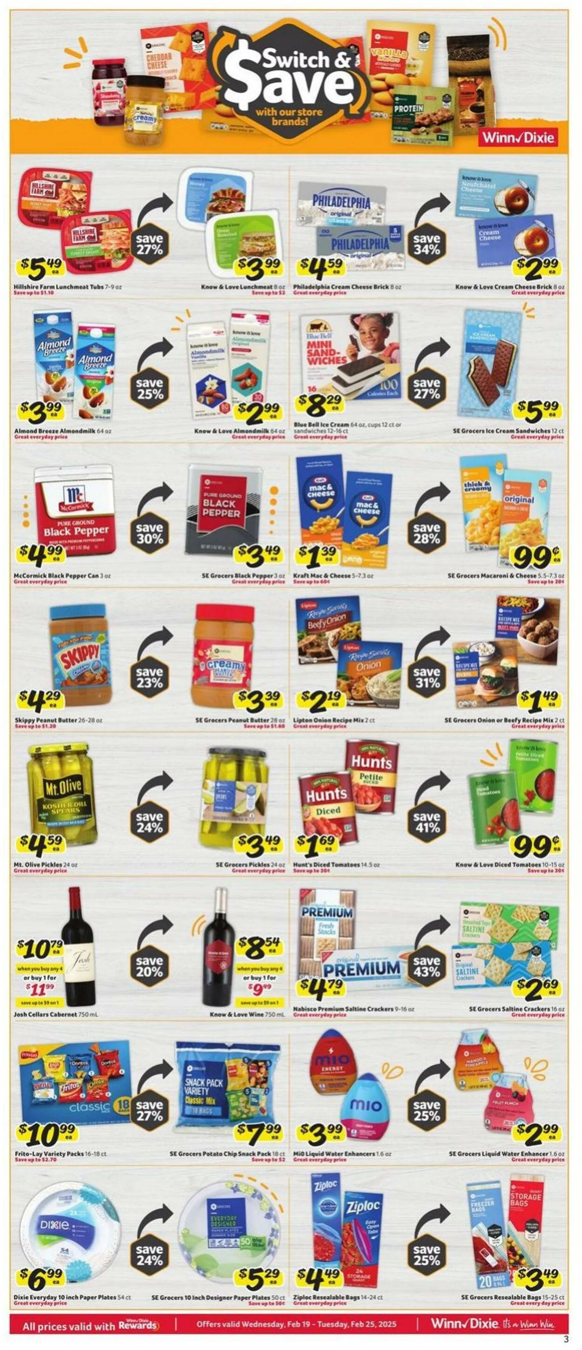 Catálogo de Winn Dixie Current weekly ad 19 de febrero al 25 de febrero 2025 - Página 3