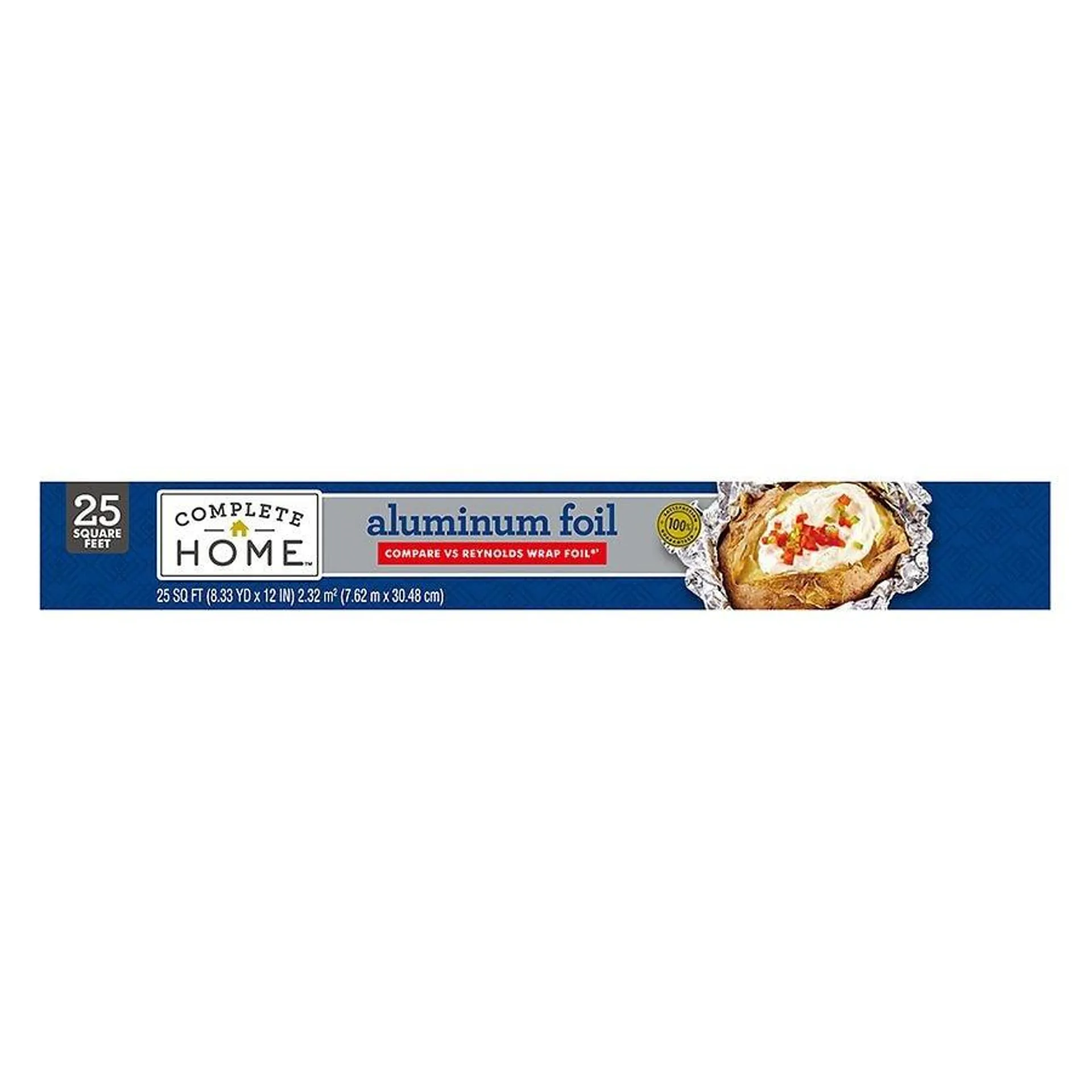 Complete Home Aluminum Foil 25 Feet 25 sq ft, 1.0 ea