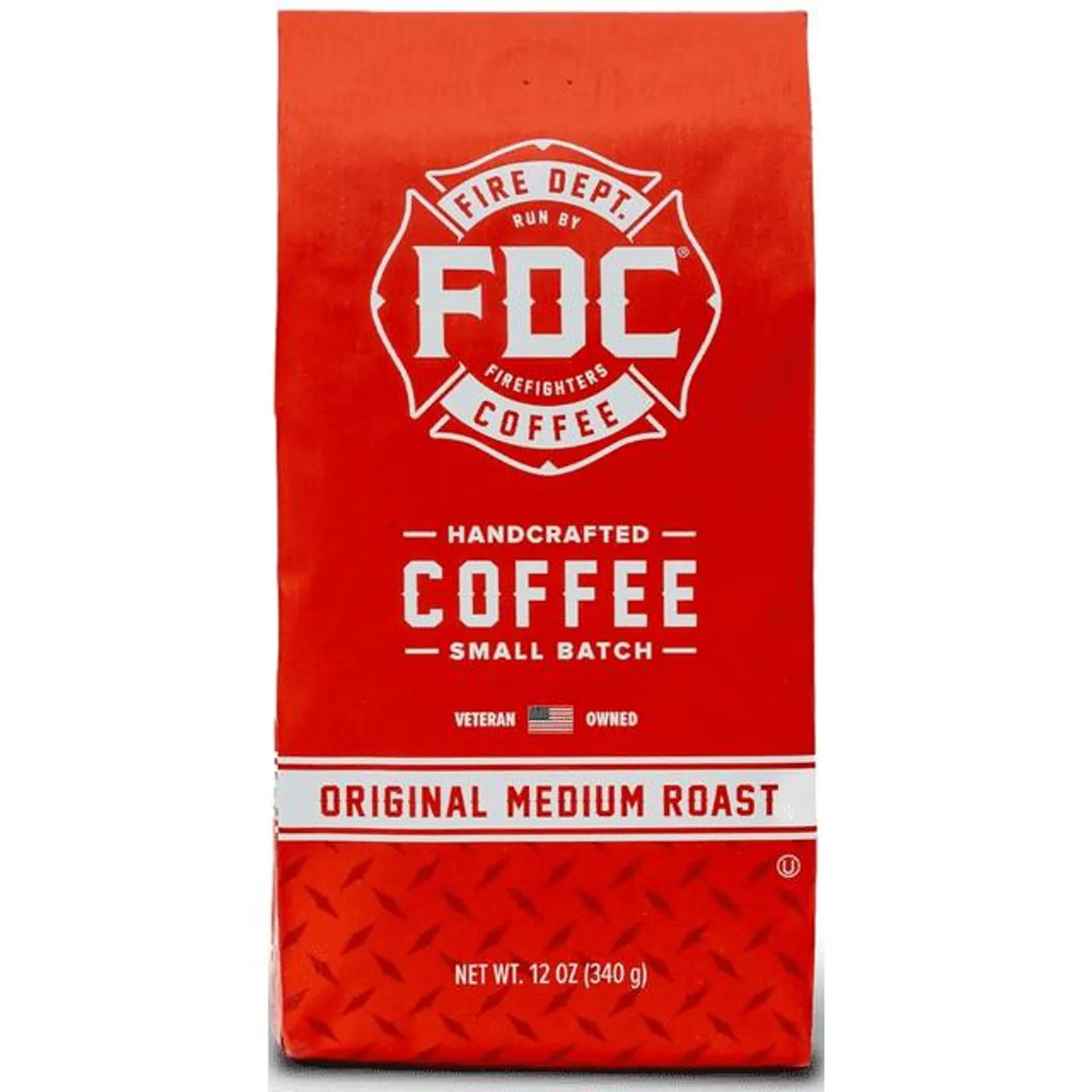 Fire Department Coffee Original Medium Roast Premium Ground Coffee, 12 oz