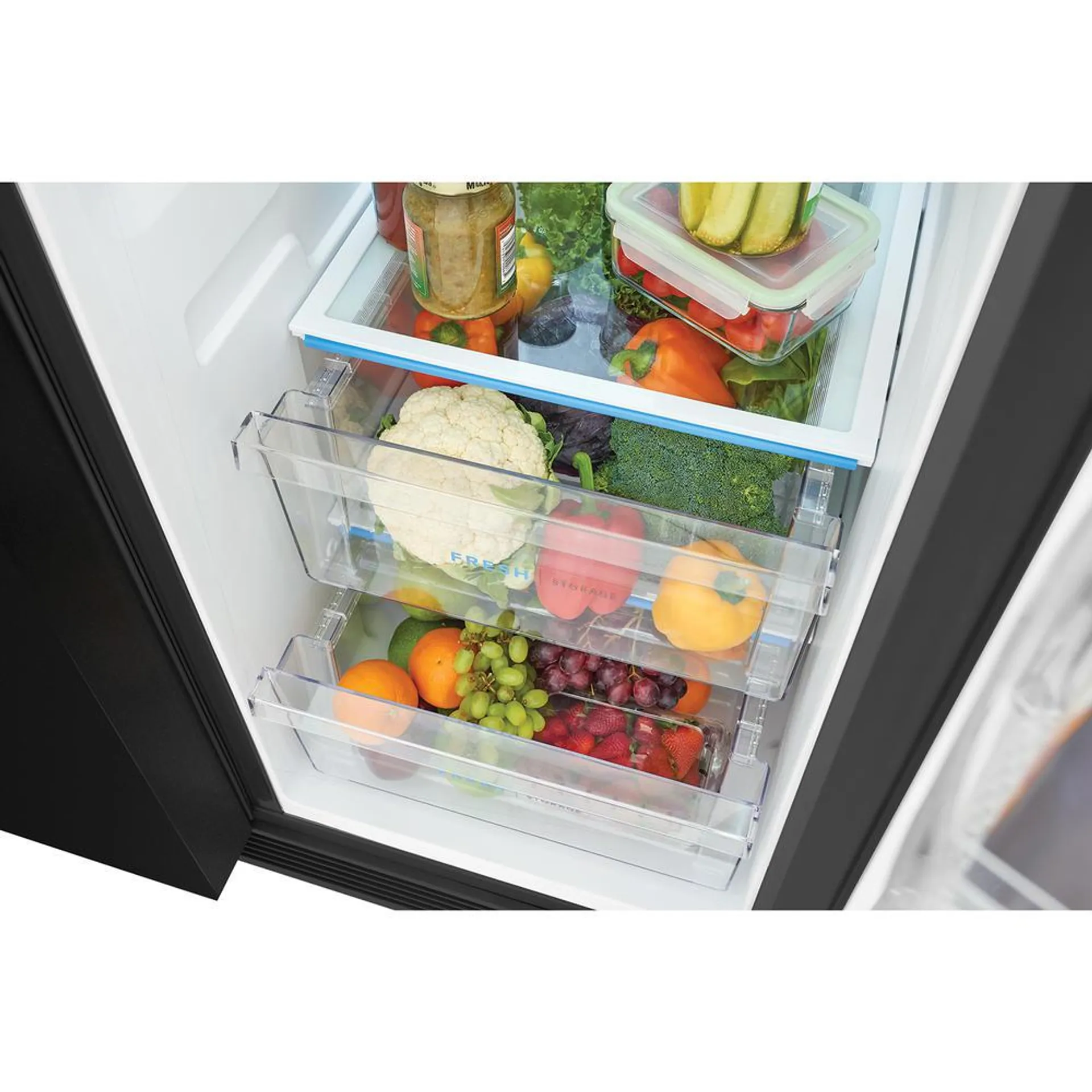 Frigidaire FRSS2623AB 25.6 cu. ft. Side-by-Side Refrigerator – Black