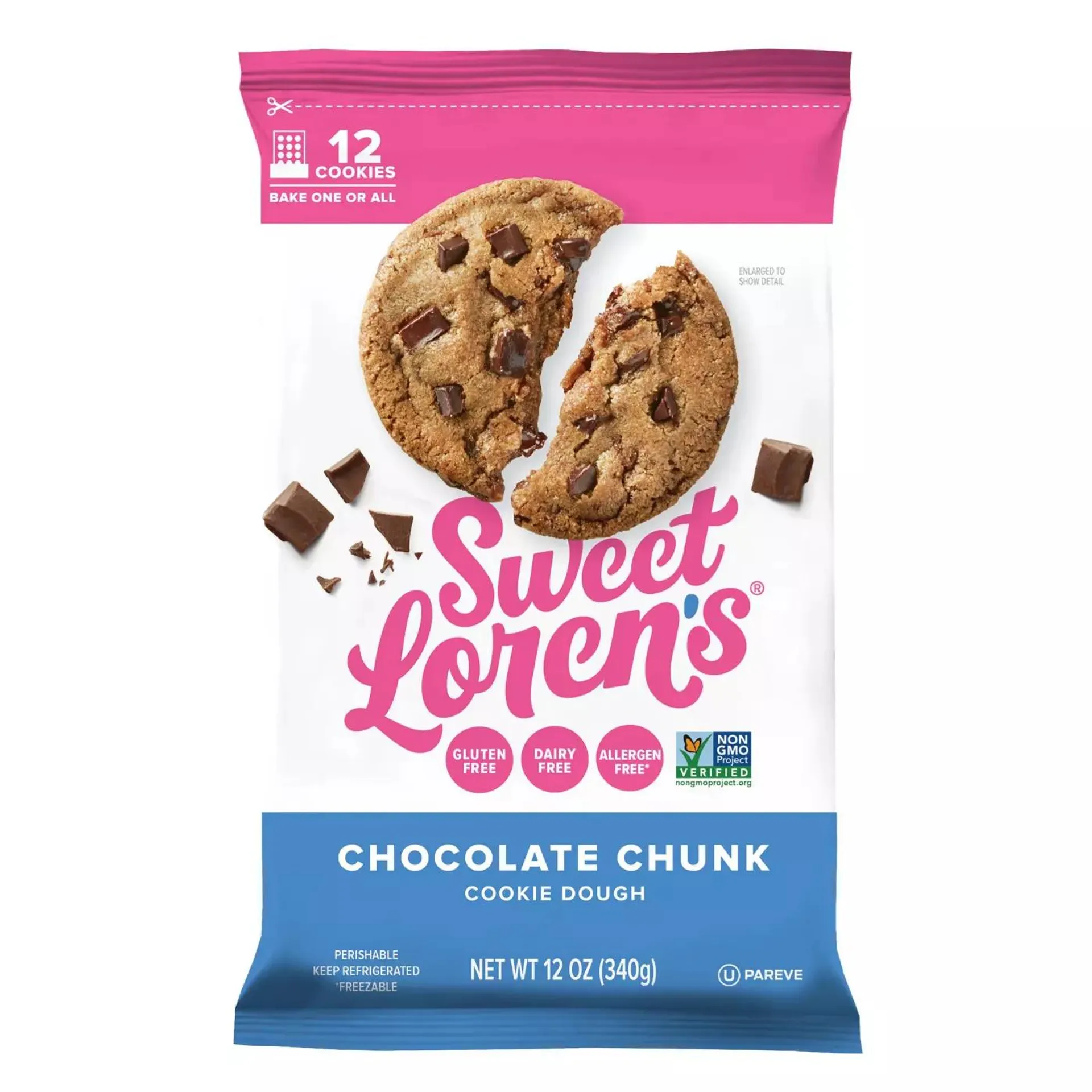 Sweet Loren's Gluten Free & Vegan Chocolate Chunk Cookie Dough