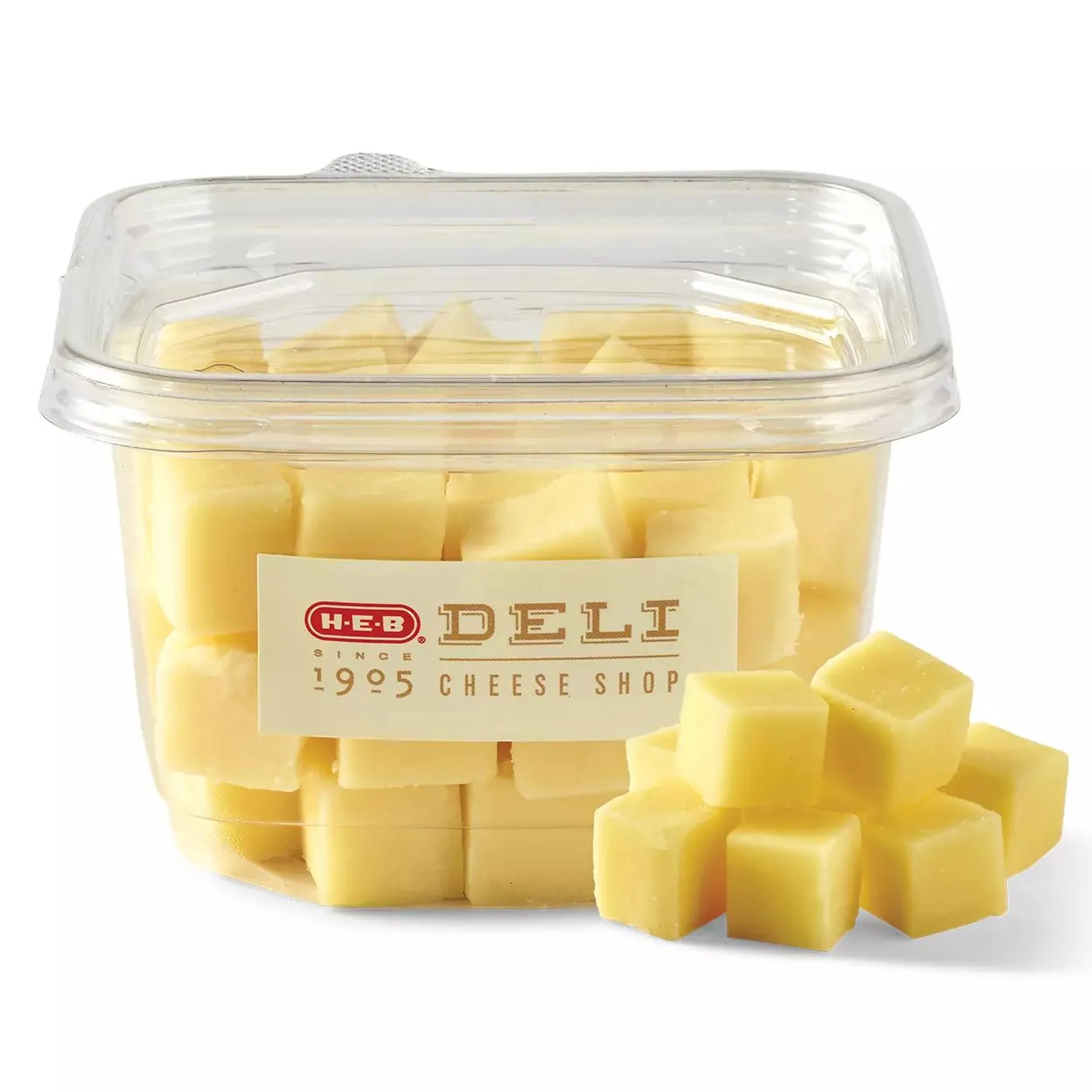 H‑E‑B Deli Artisan White Cheddar Cheese Cubes