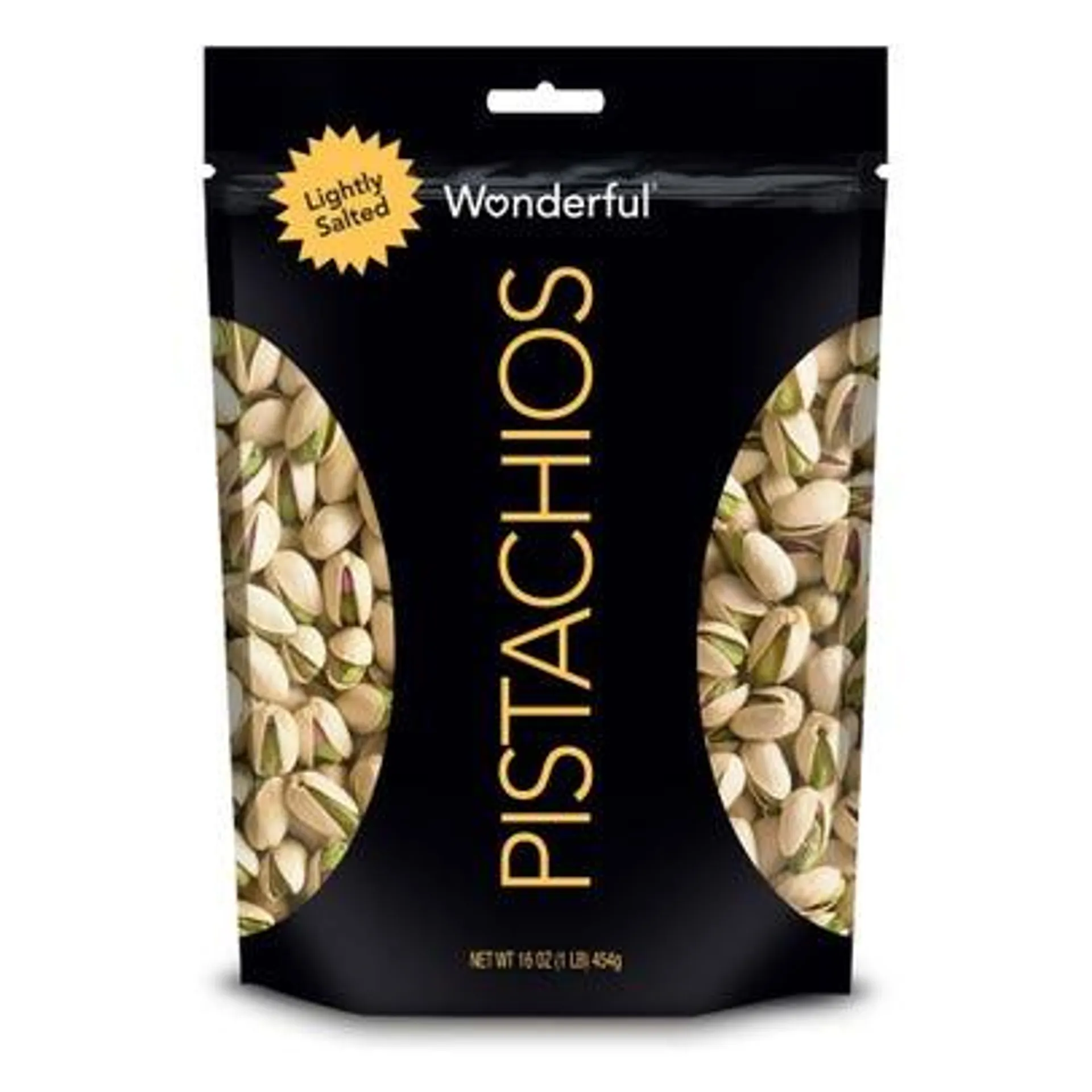 Wonderful Pistachios - Roasted & Lightly Salted, 16 oz