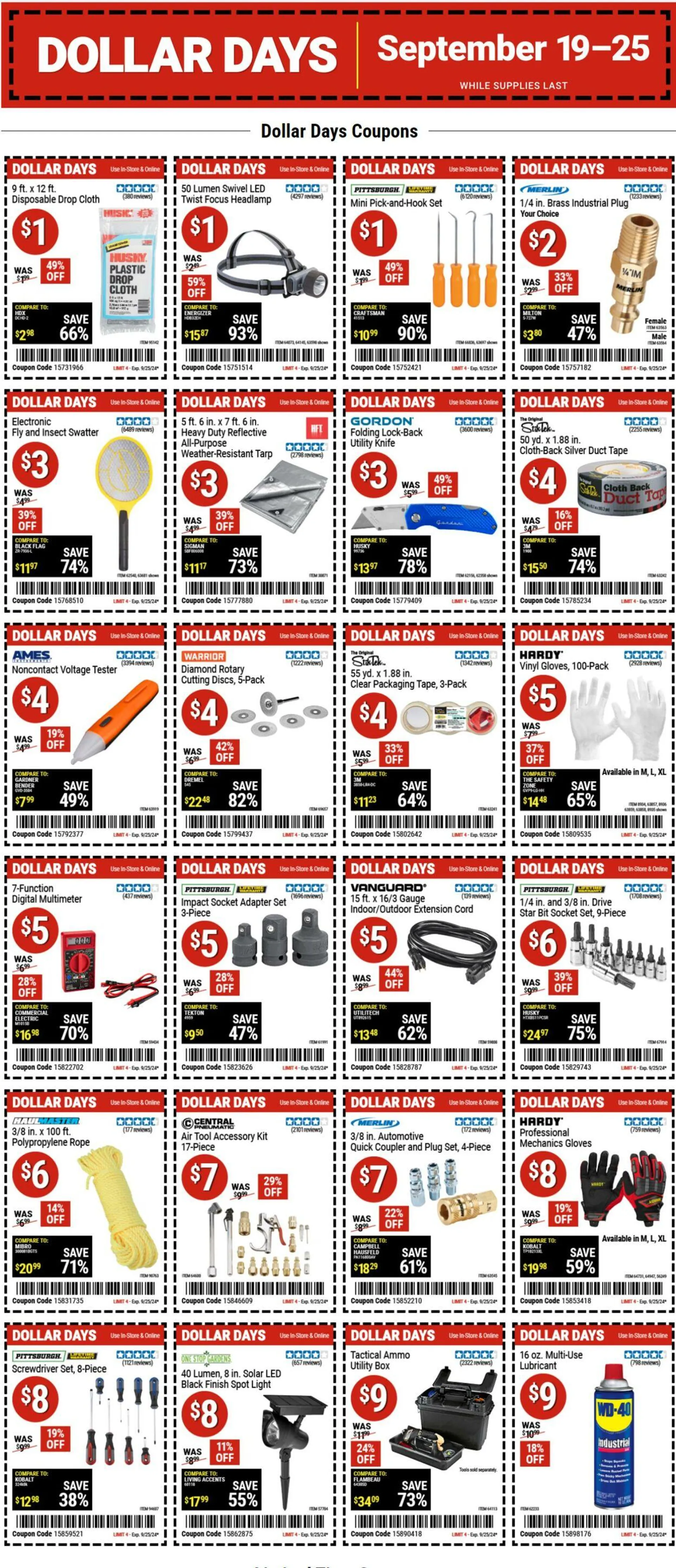 Harbor Freight Current weekly ad - 1