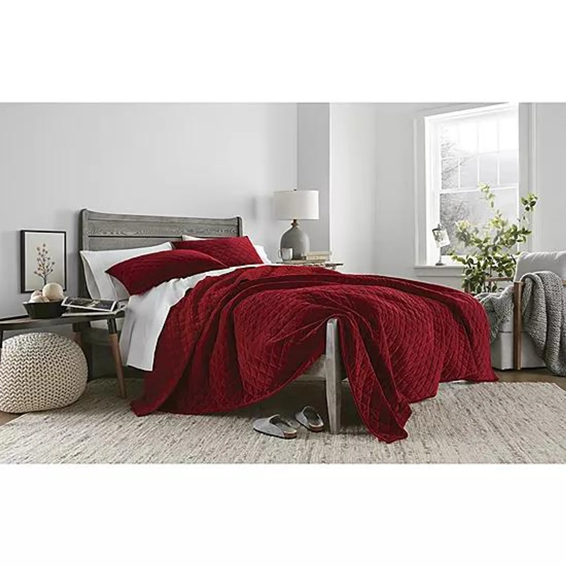 Linden Street Braden Velvet Reversible Quilt Set