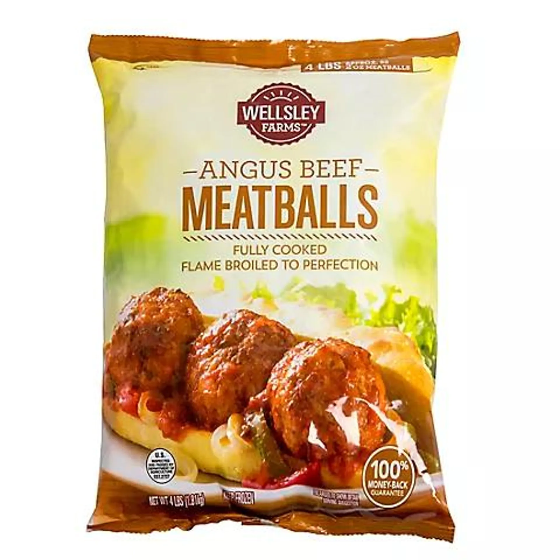 Wellsley Farms Angus Beef Meatballs, 4 lbs.