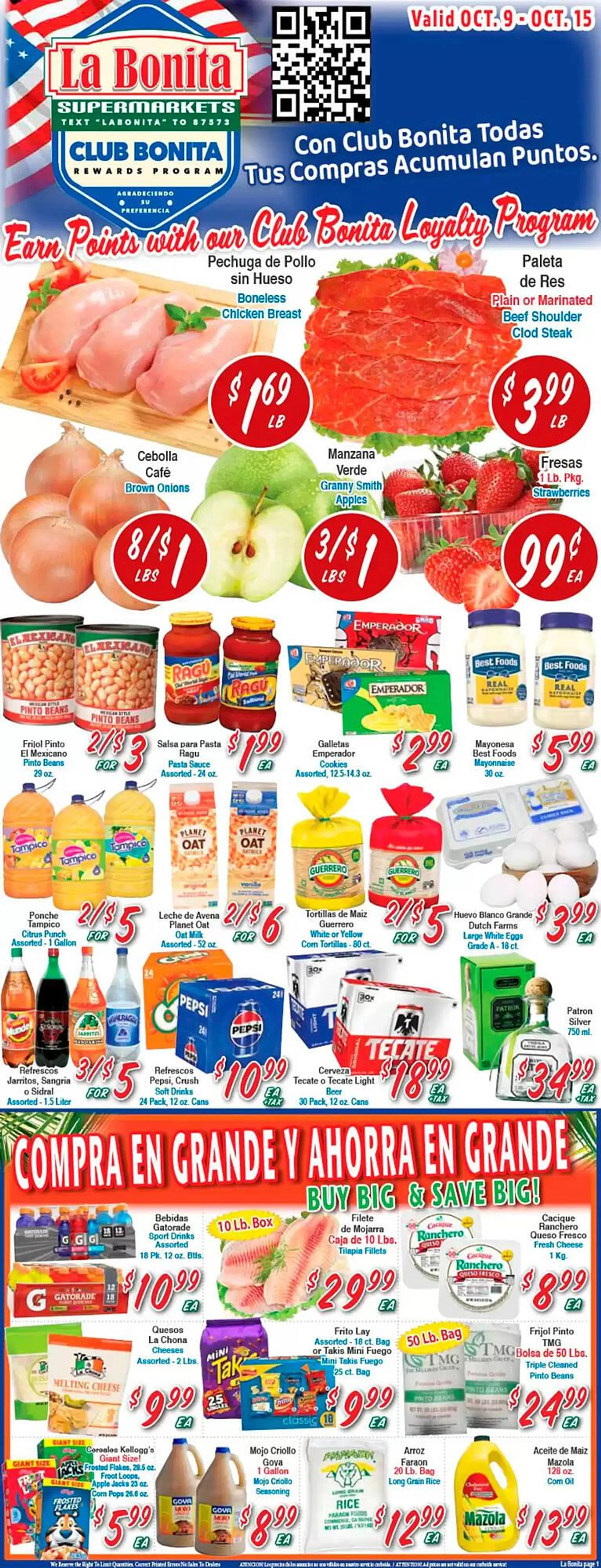 La Bonita Supermarkets Weekly Ad - 1