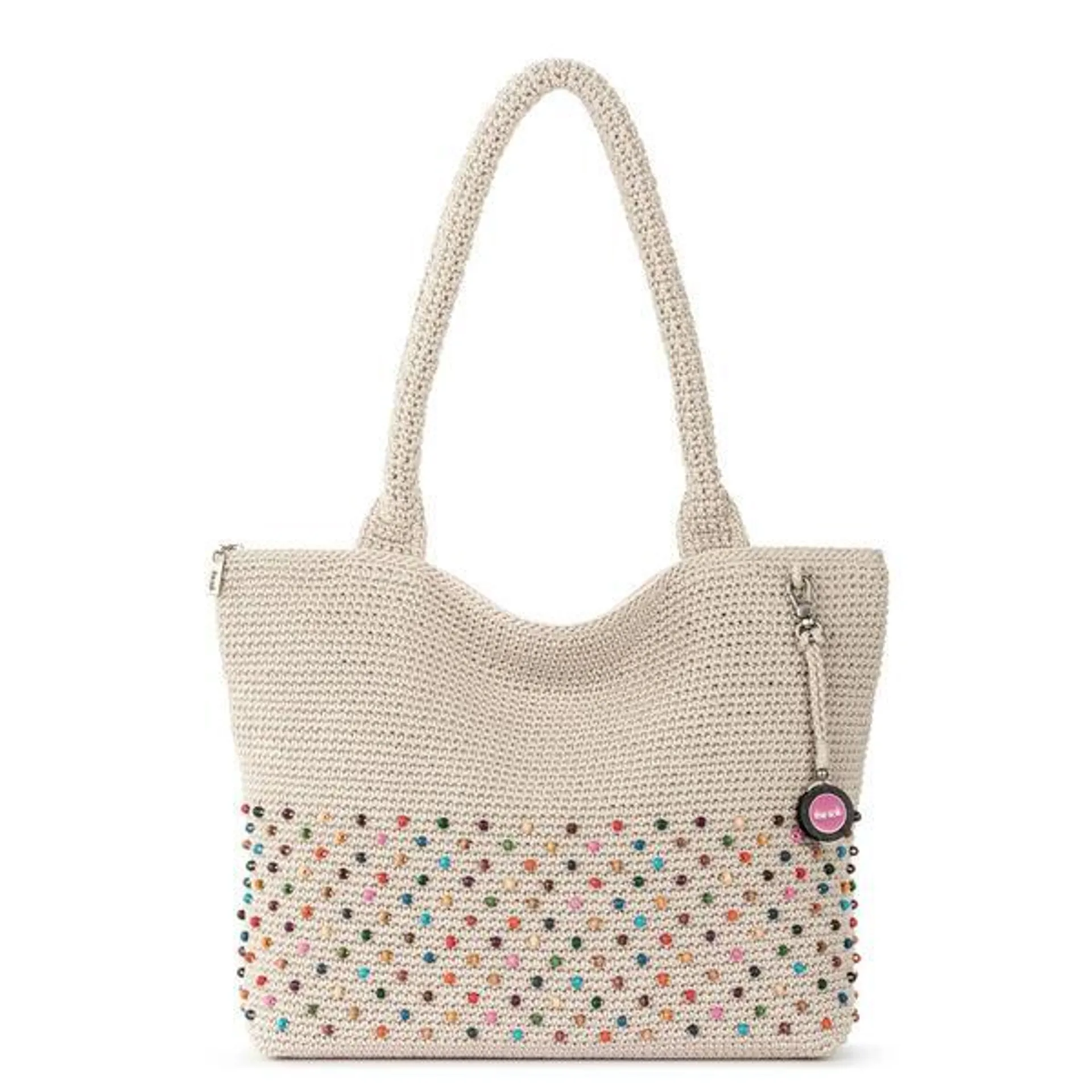 The Sak Gen Carry All Tote - Ecru Multi Beads