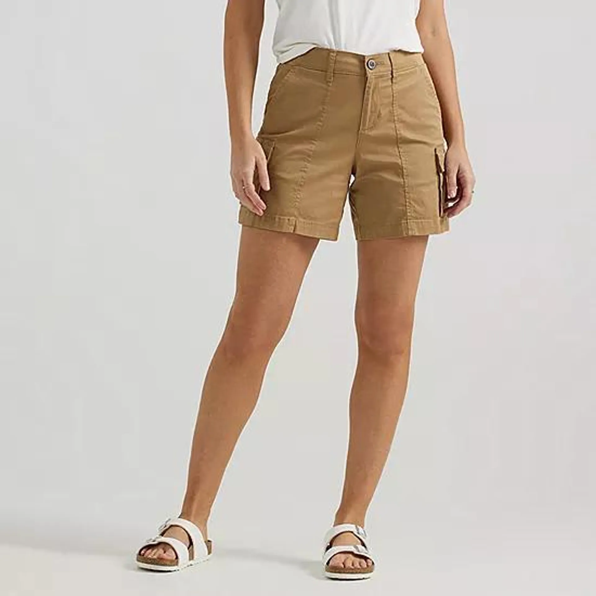 Lee® Flex To Go Womens Mid Rise Cargo Short