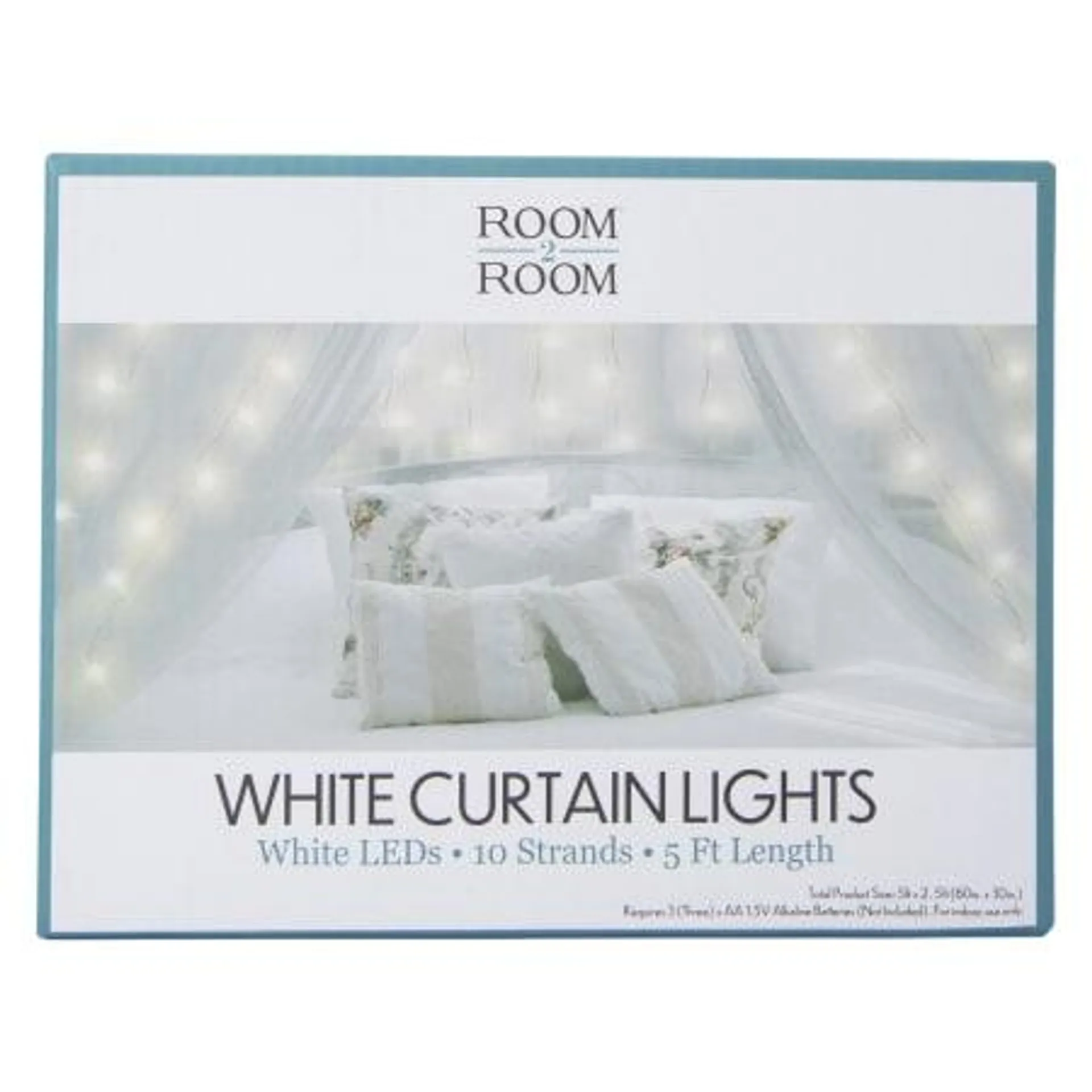 LED Curtain Lights 10 Strands, 5ft