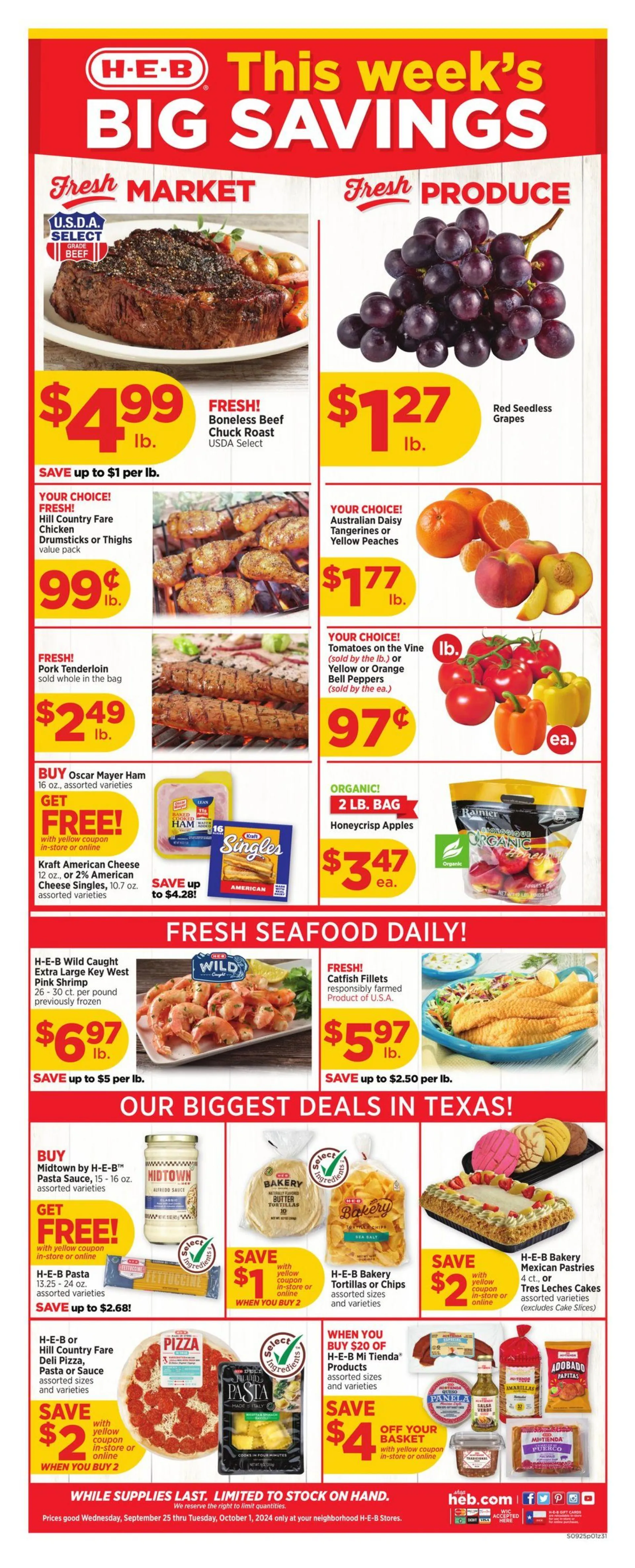 H-E-B Current weekly ad - 1