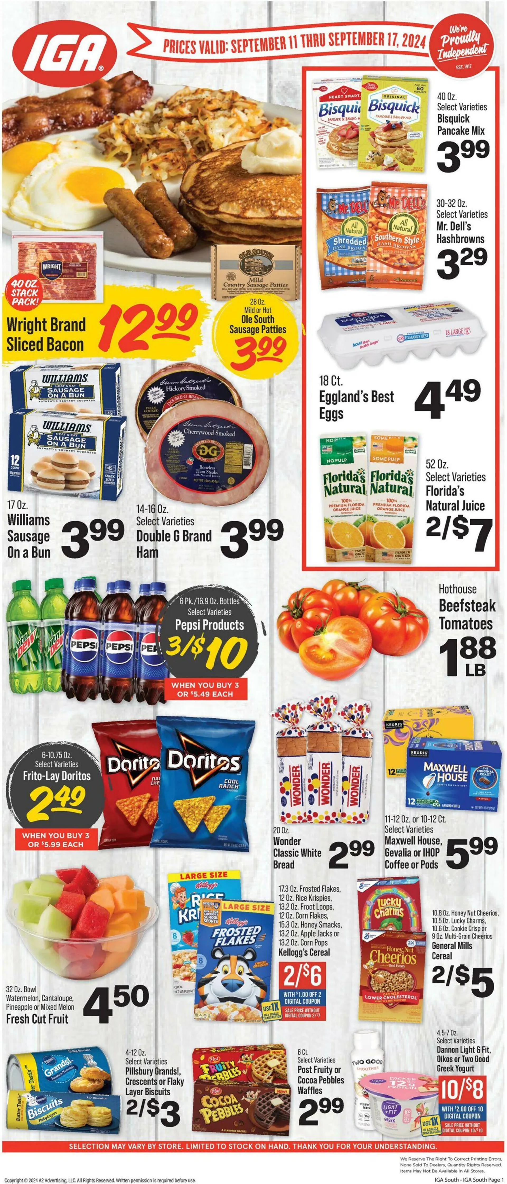 IGA Current weekly ad - 1