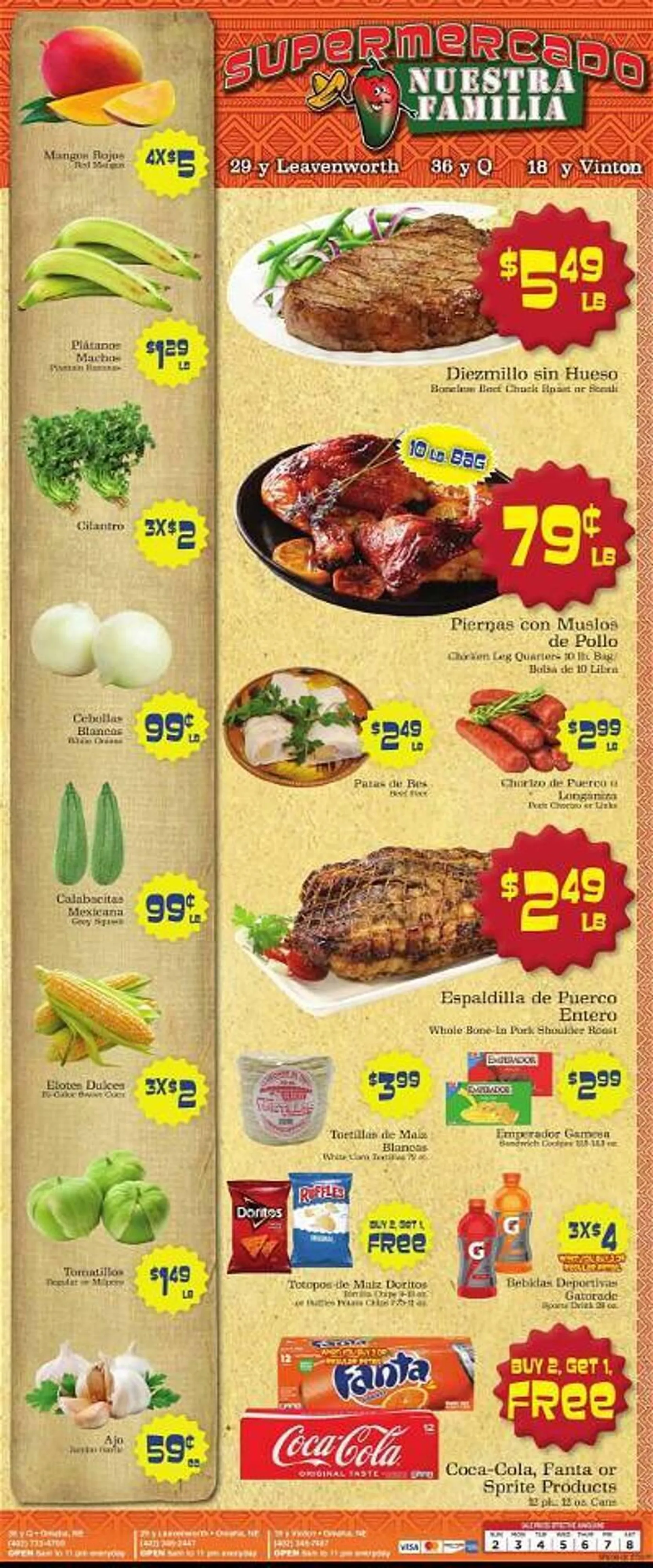 Supermercado Nuestra Familia Weekly Ad - 1