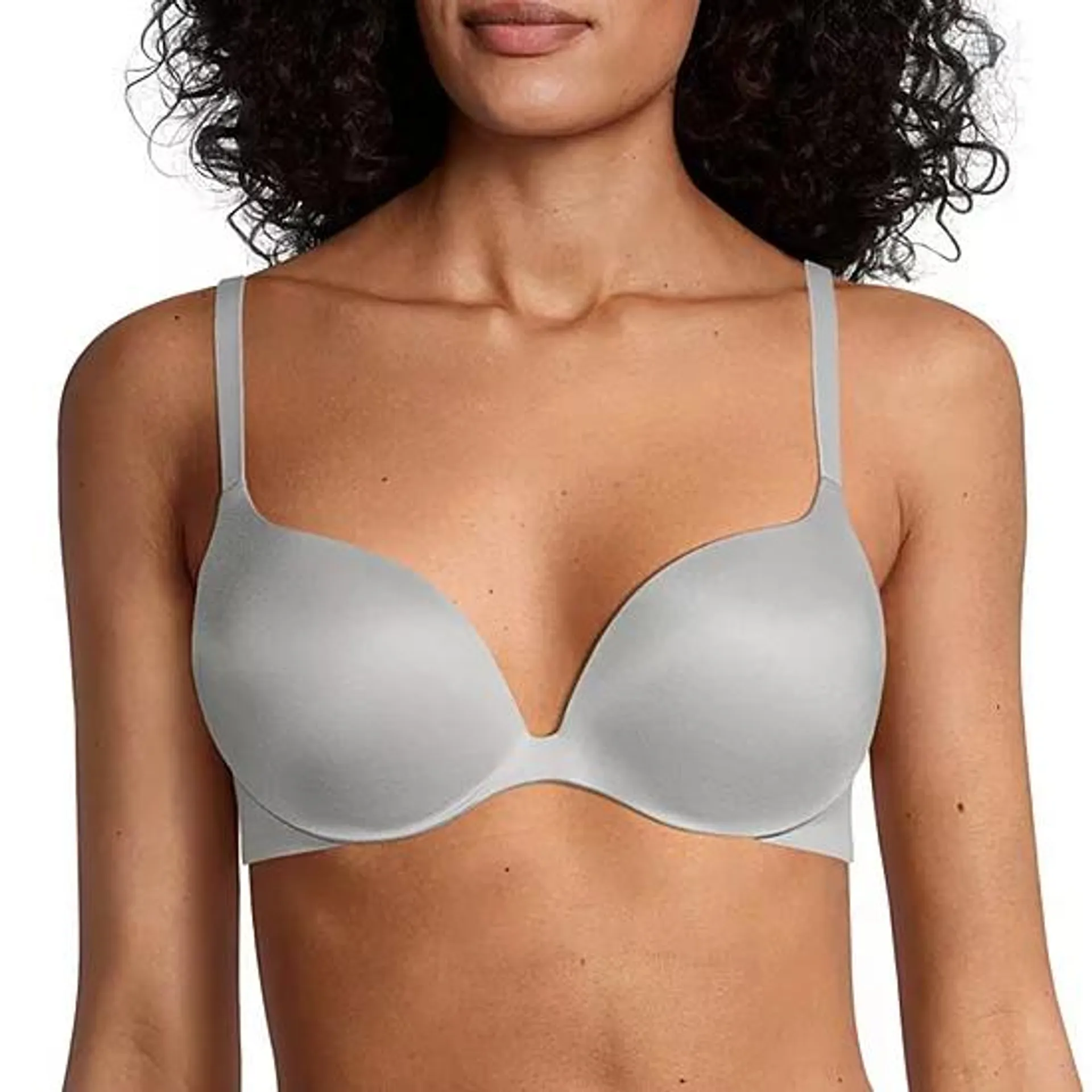 Ambrielle Everyday Underwire Push Up Tshirt Plunge Bra-306754