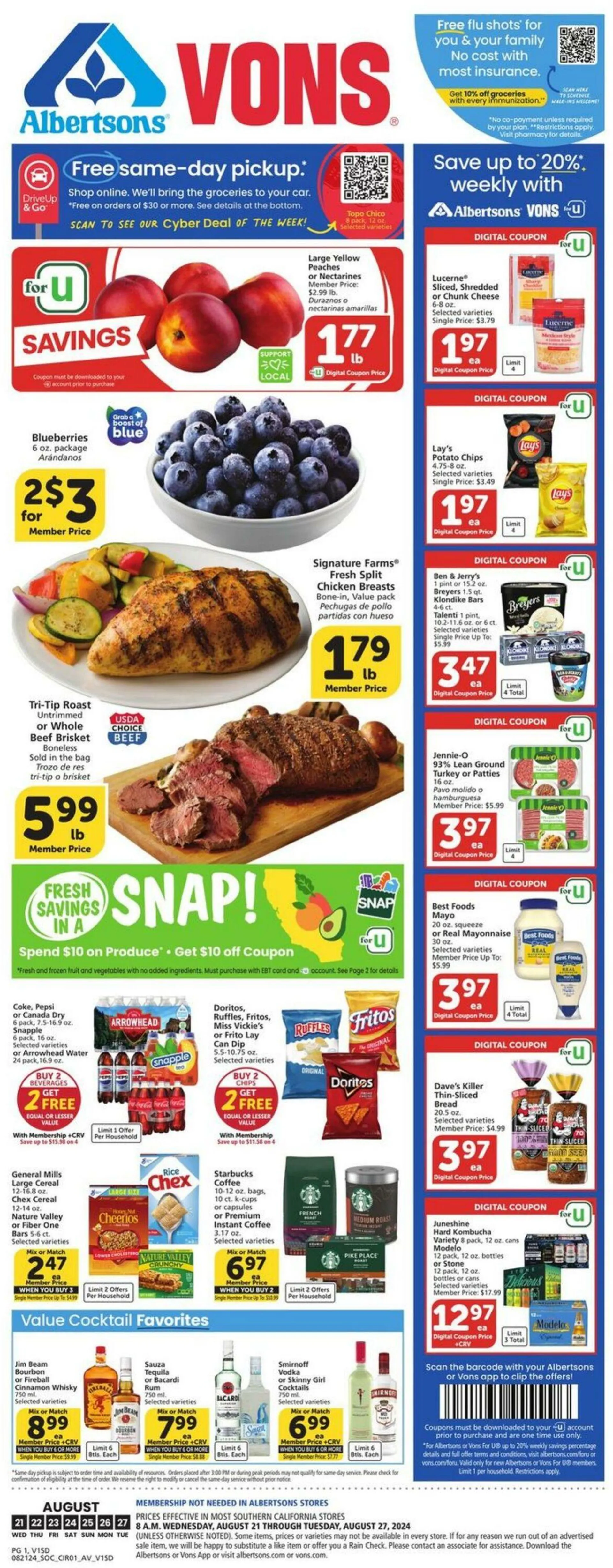 Vons Current weekly ad - 1