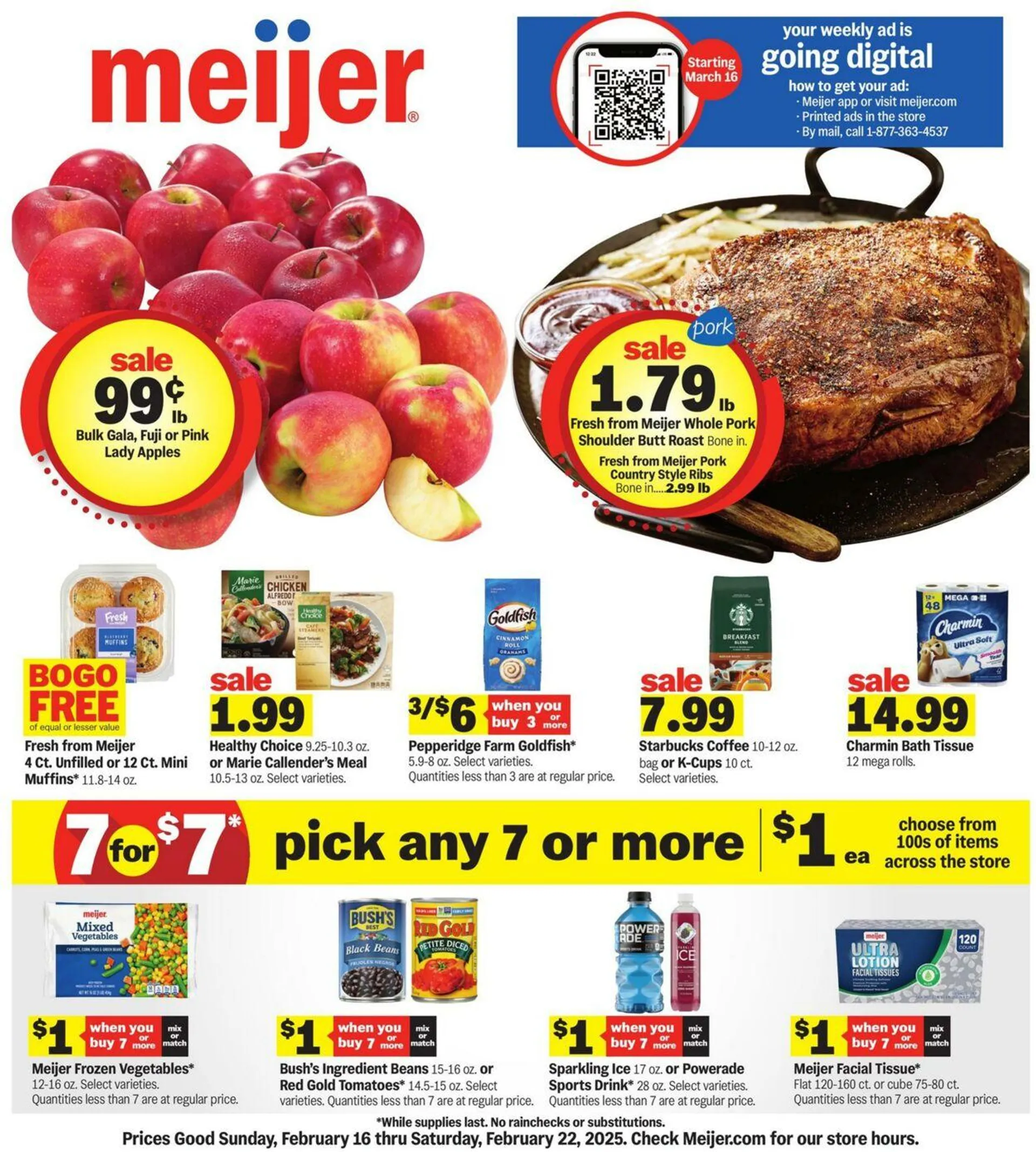 Catálogo de Meijer Current weekly ad 16 de febrero al 22 de febrero 2025 - Página 1