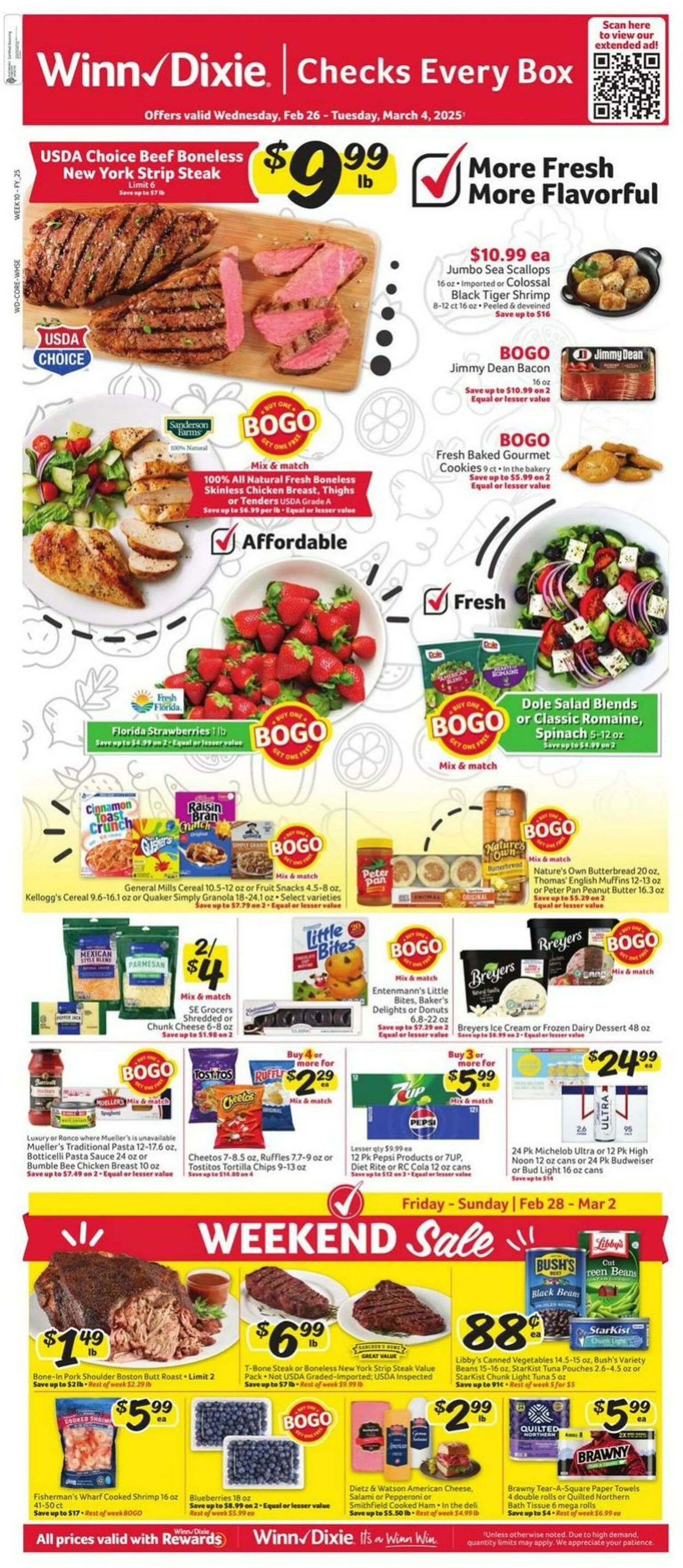 Catálogo de Winn Dixie Current weekly ad 26 de febrero al 4 de marzo 2025 - Página 1