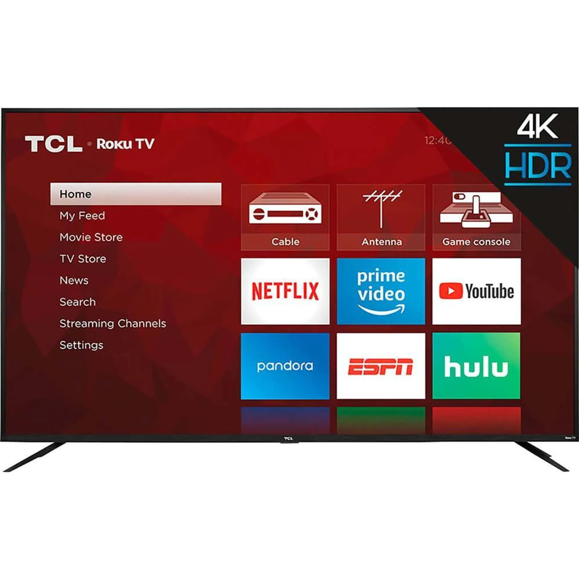 TCL 50S435 50 inch 4-Series 4K Ultra HD HDR LED Smart TV