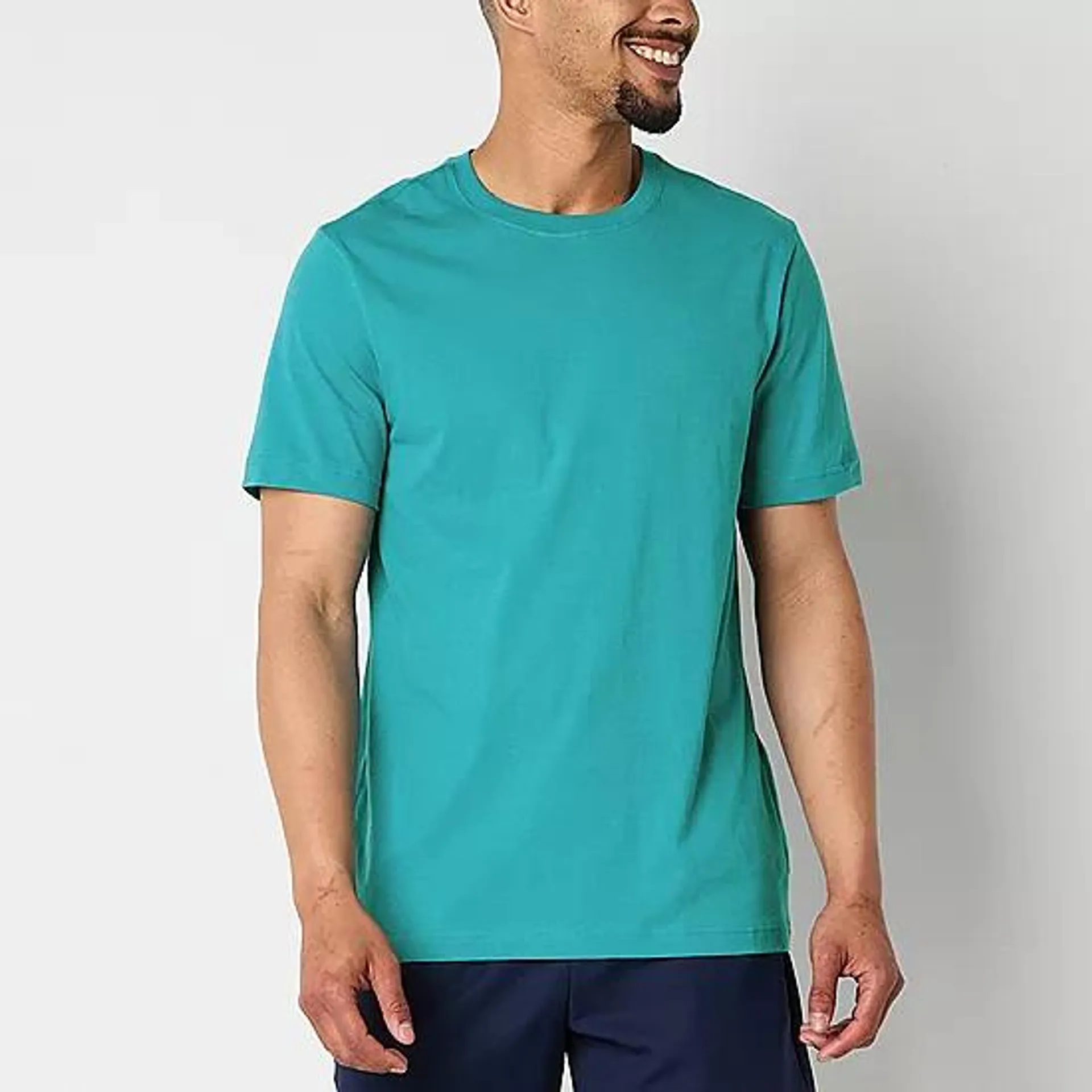 Xersion Xtreme Cotton Mens Crew Neck Short Sleeve T-Shirt