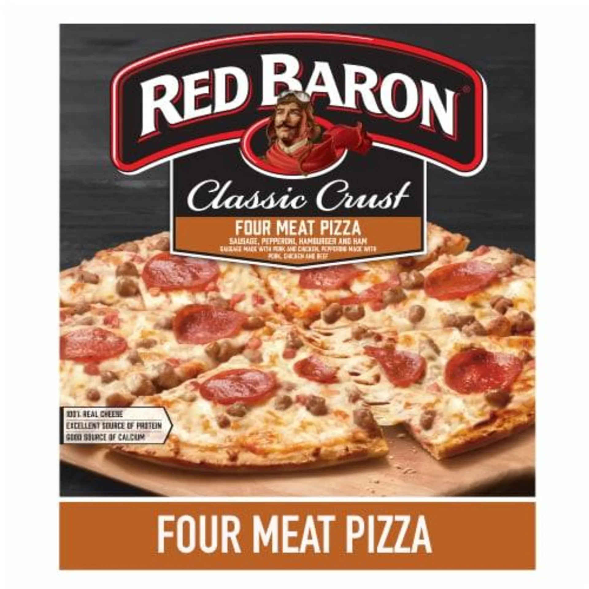 Red Baron Four Meat Classic Crust Frozen Pizza