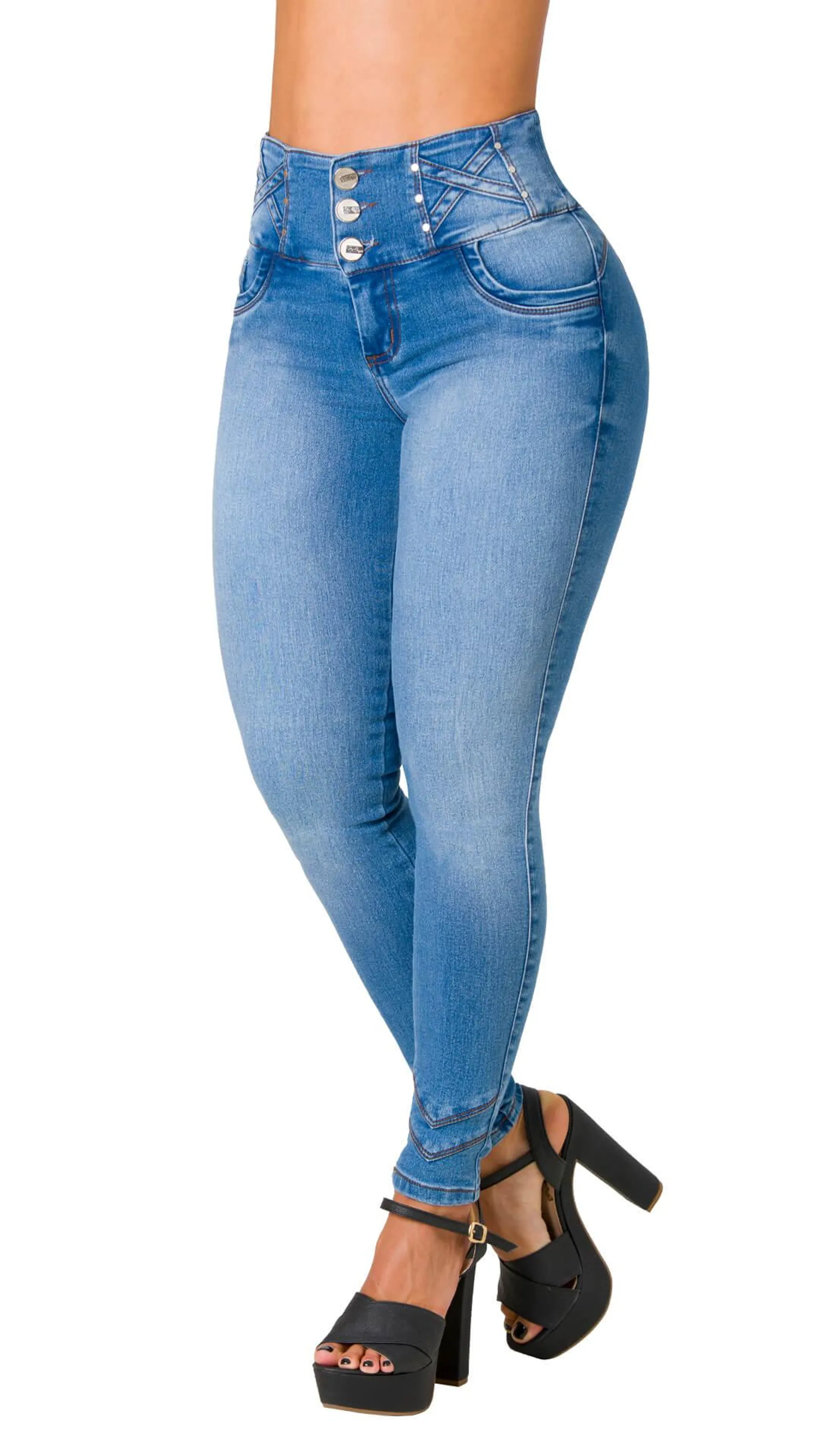 Jean Levanta Cola Skinny Secret Love 21384PAT-N