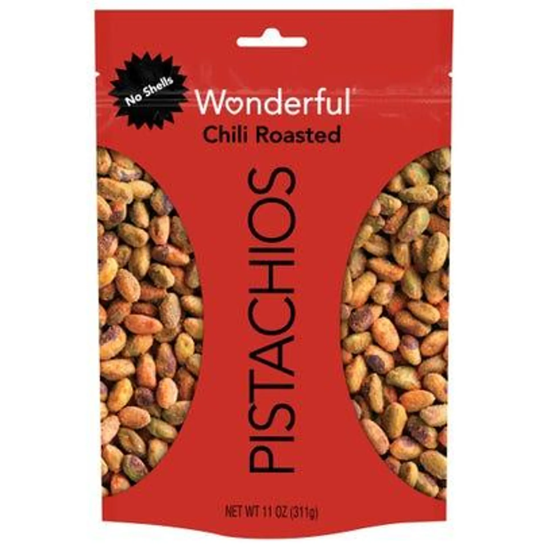 Wonderful Pistachios No Shells - Chili Roasted, 11 oz