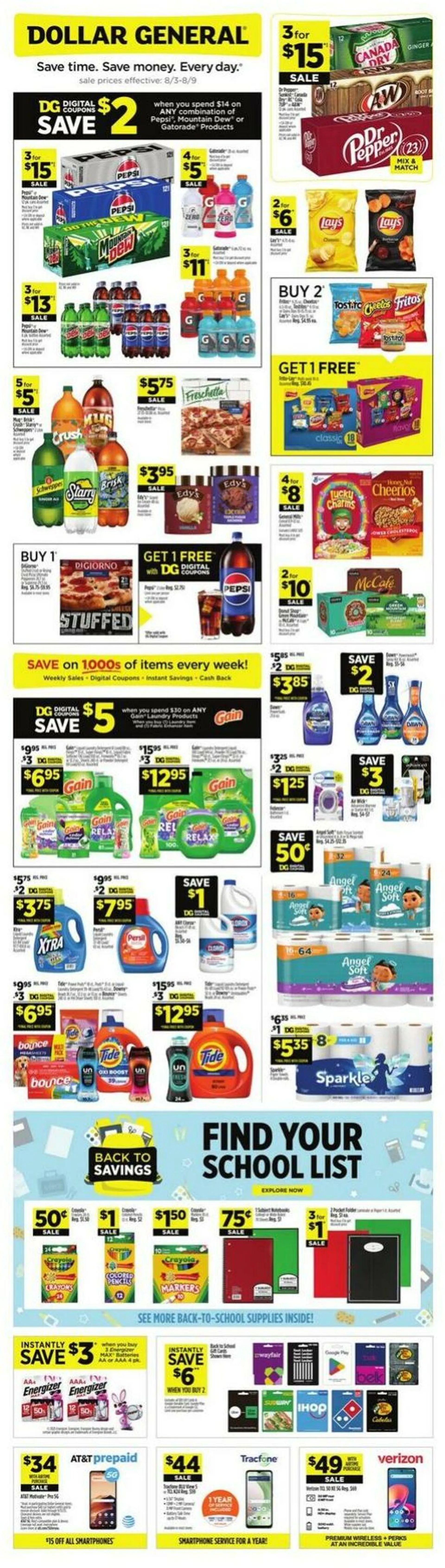 Dollar General Current weekly ad - 1