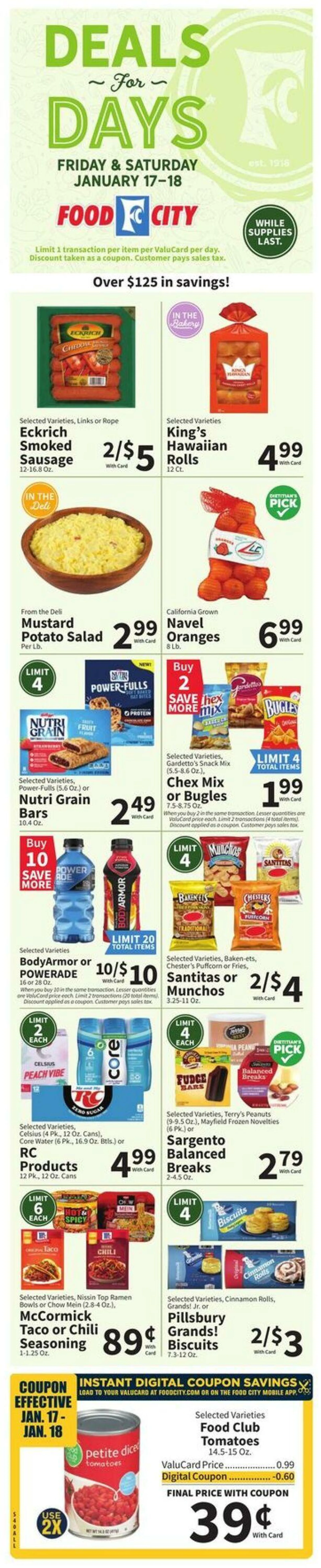 Weekly ad Food City Current weekly ad from January 15 to January 21 2025 - Page 3