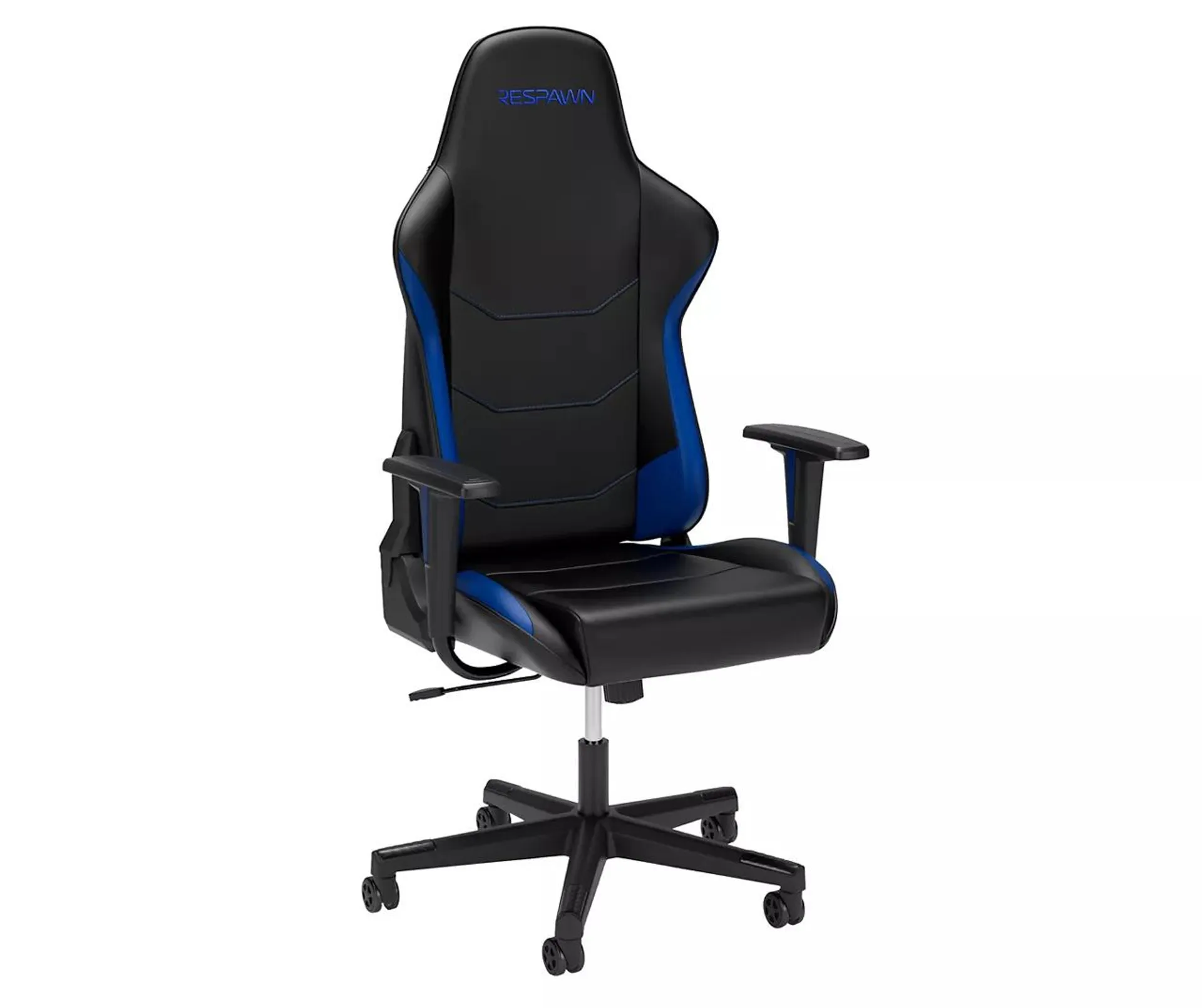 Blue & Black Leather Gaming Chair