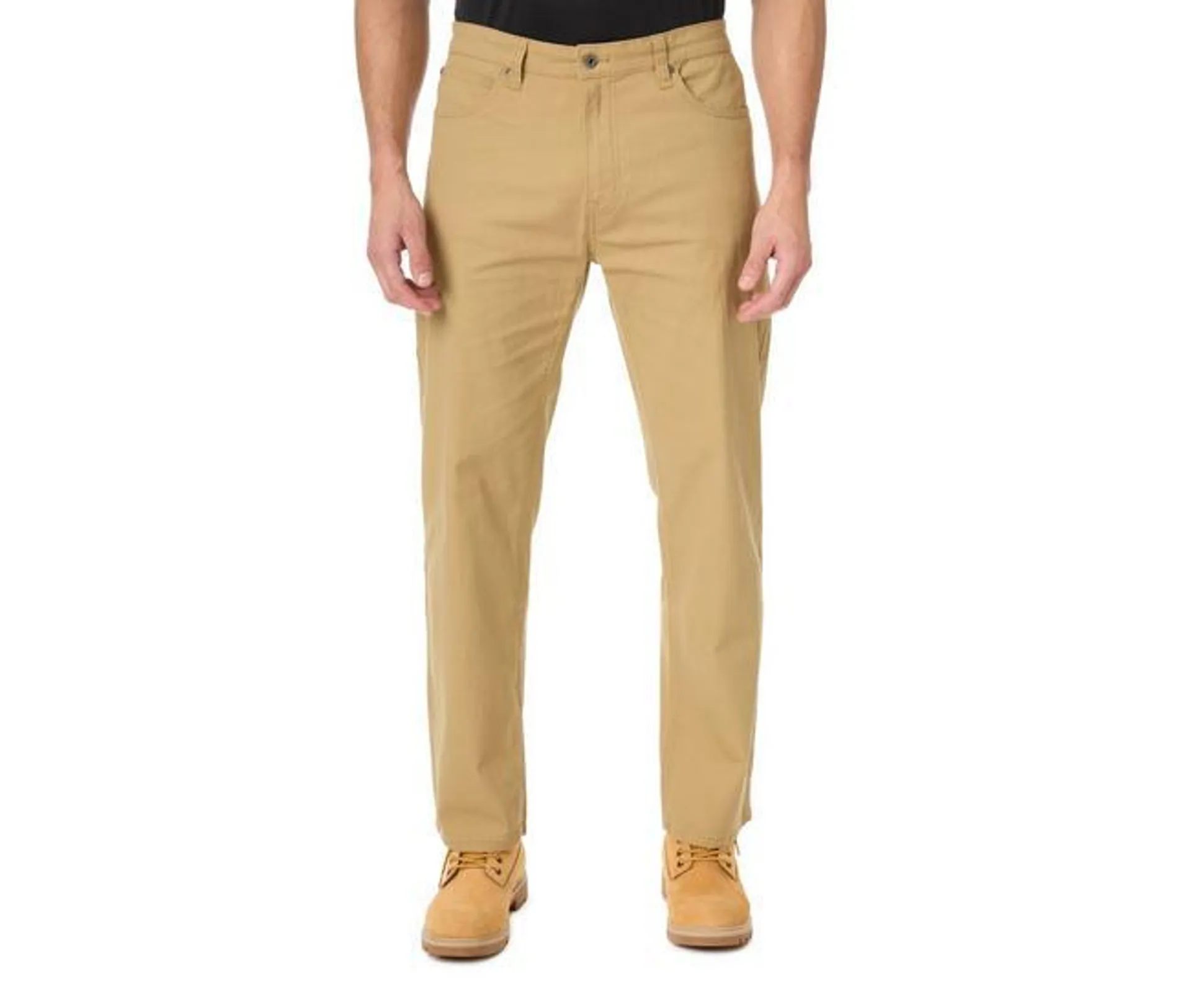 Mens 5-Pocket Canvas Stretch Pant